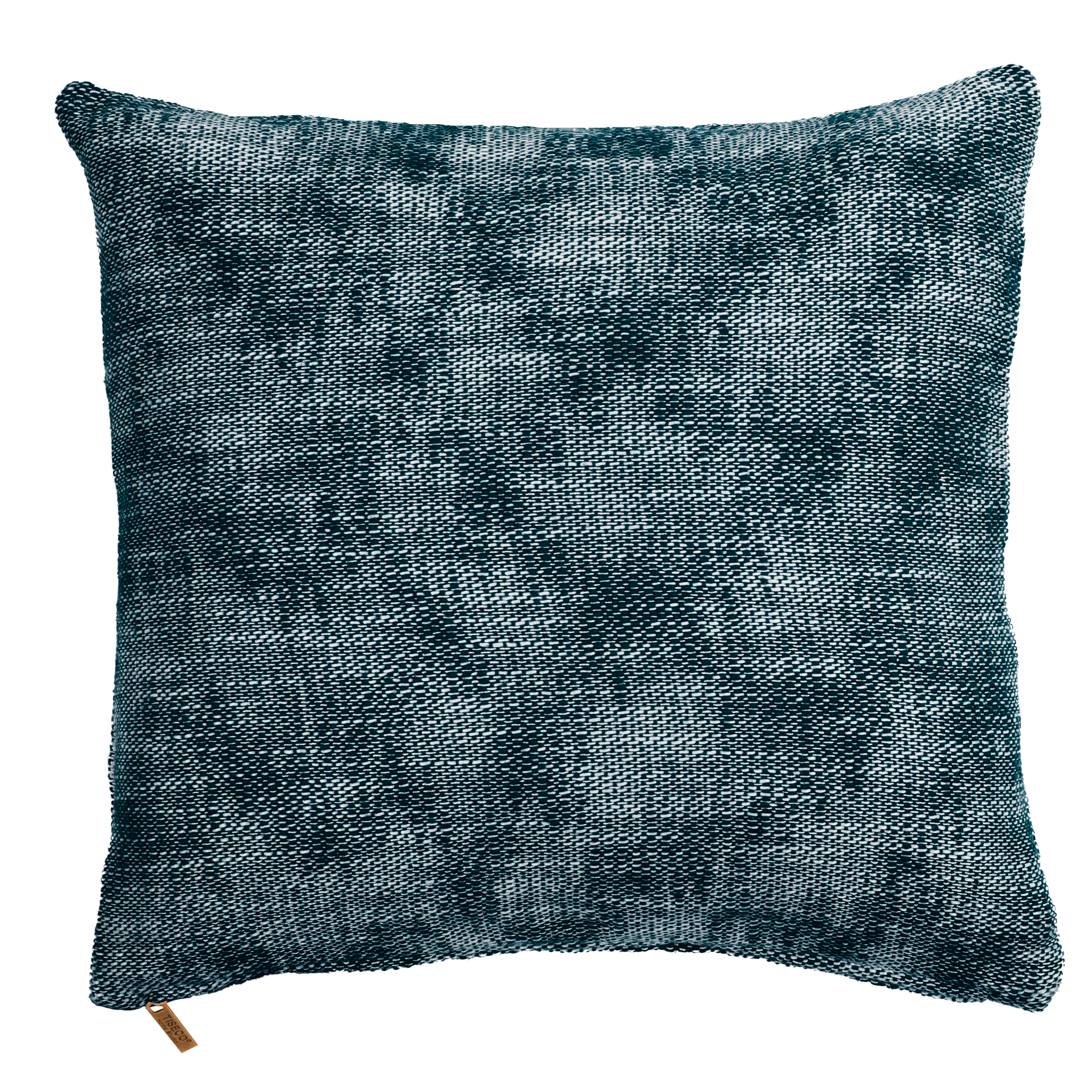 Cushion (filled)  COTTON SLUB MELANGE 45X45cm, blue insigna