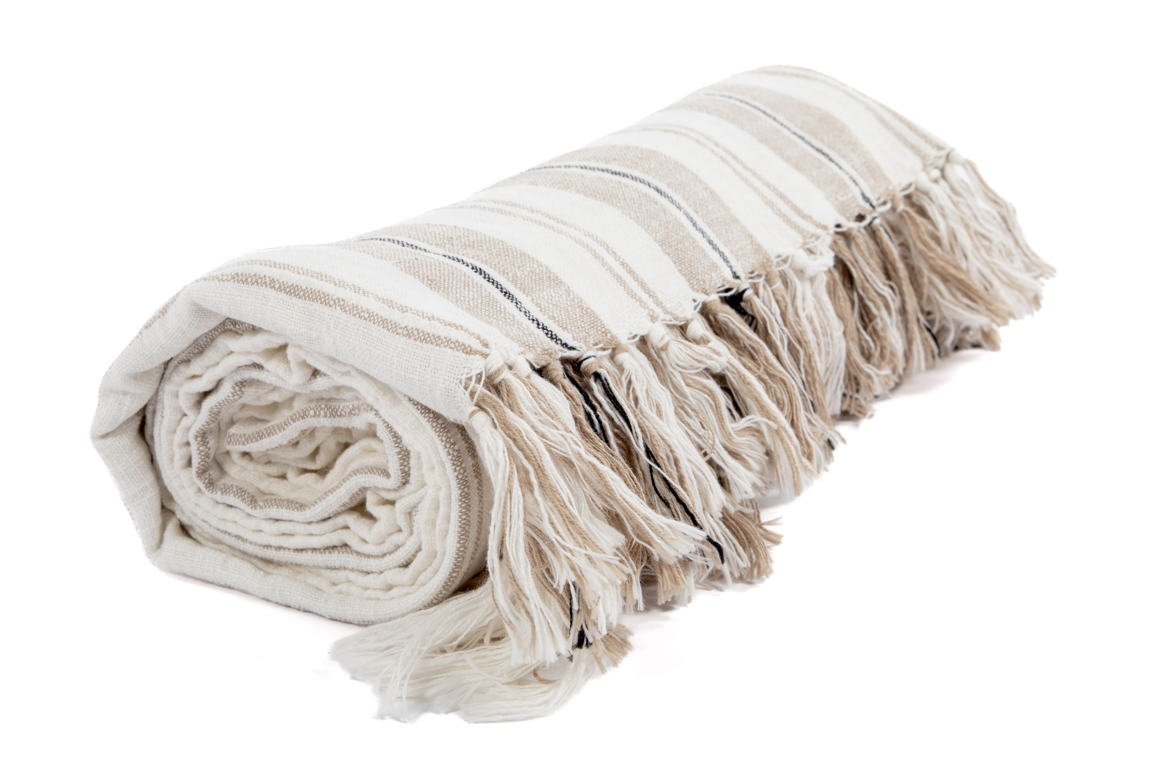 Plaid INDIRA - 150x200 cm, taupe