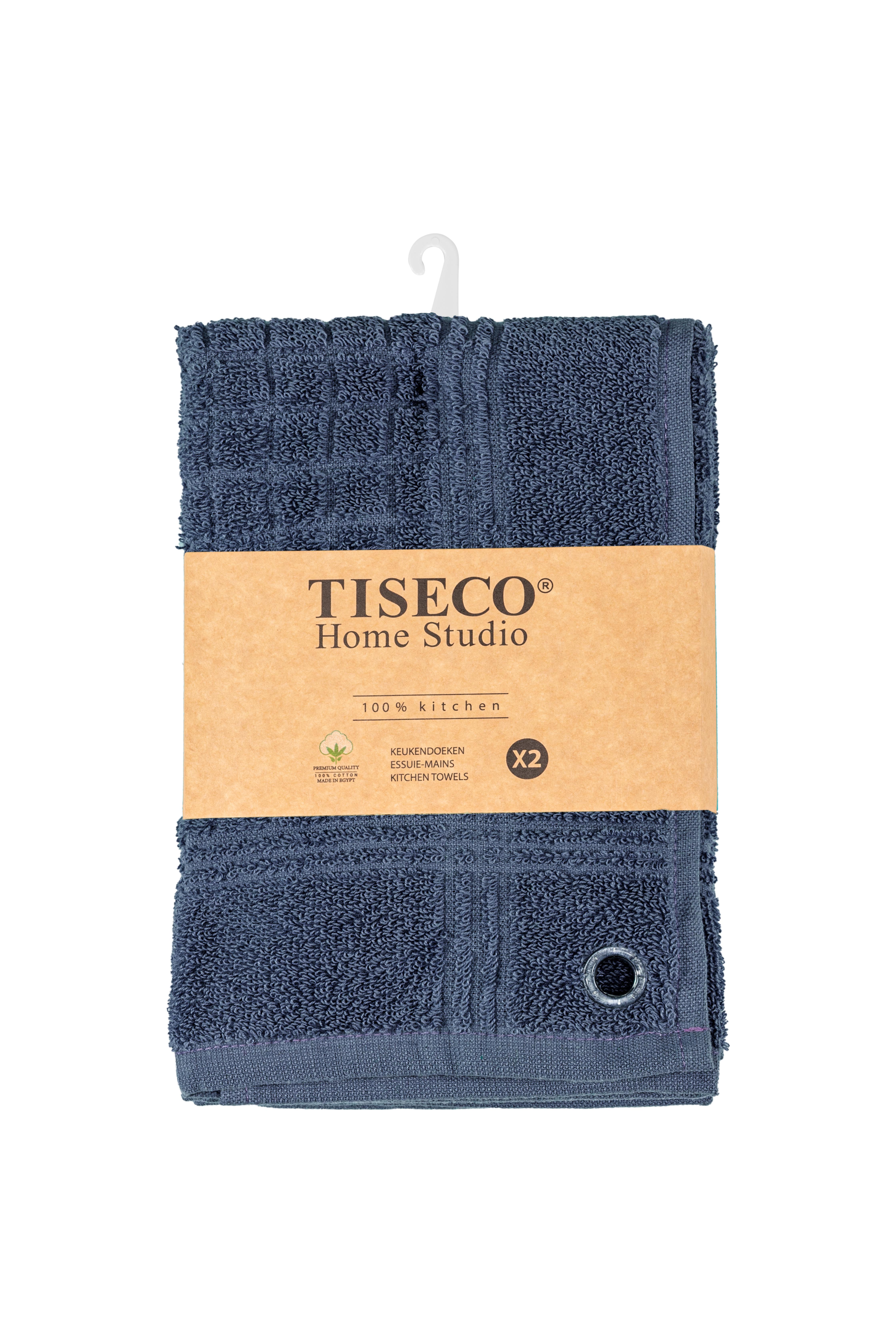 Serviette éponge PHARAO - SET/2 - 50x50 cm, bleu foncé