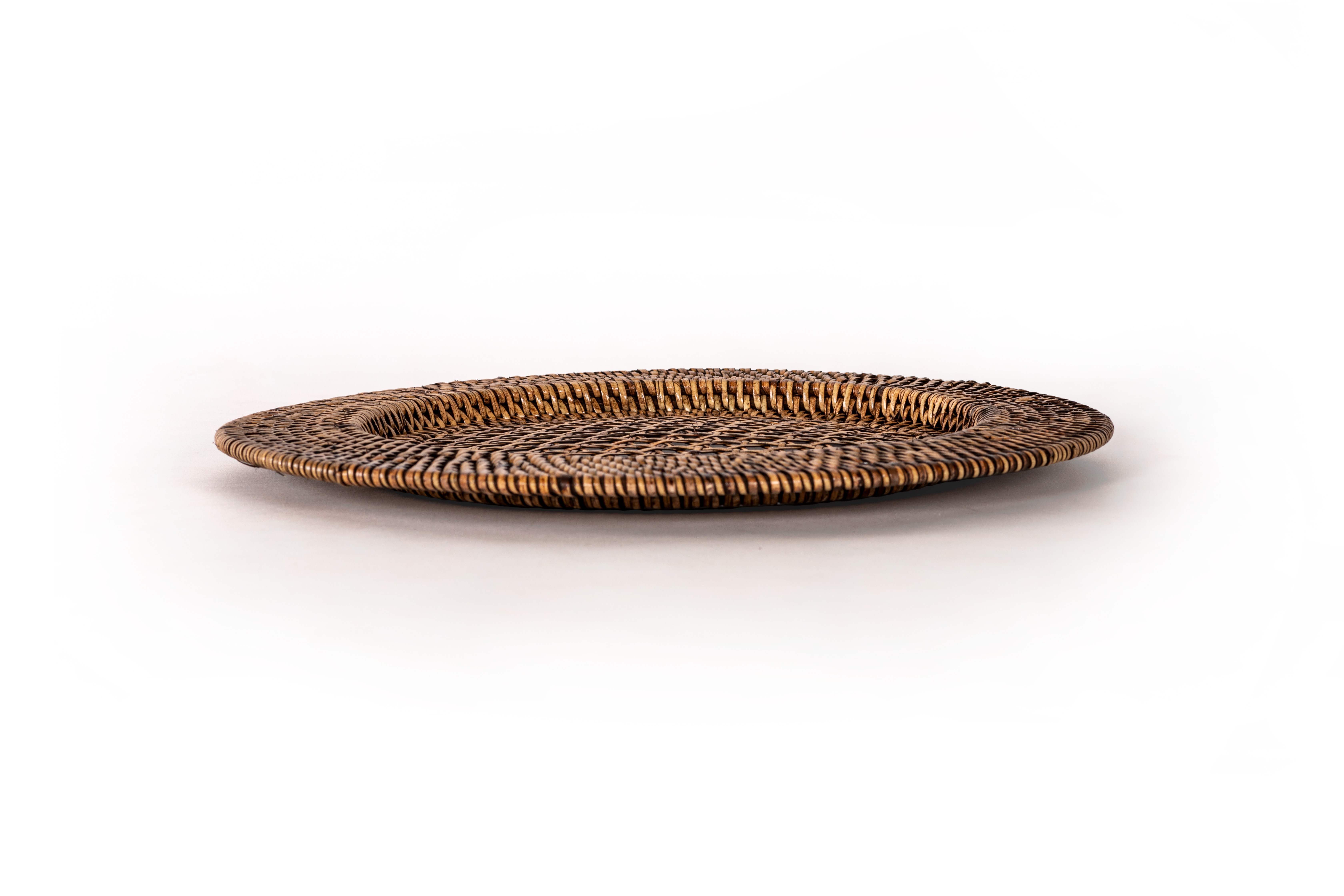 Onderbord RATTAN - dia 22-32 cm, donkerbruin