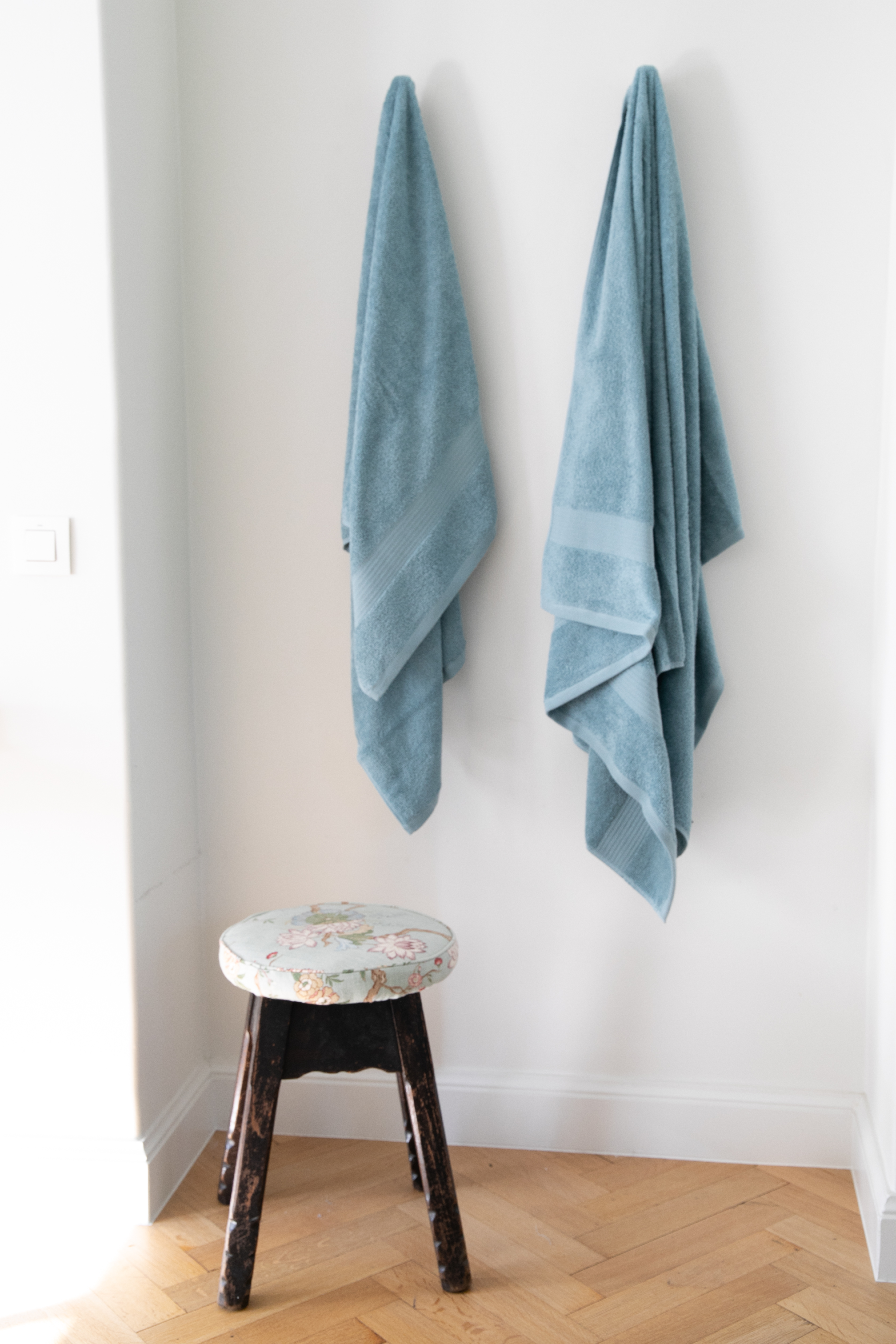 Shower towel EDEN 100x150cm, sage green
