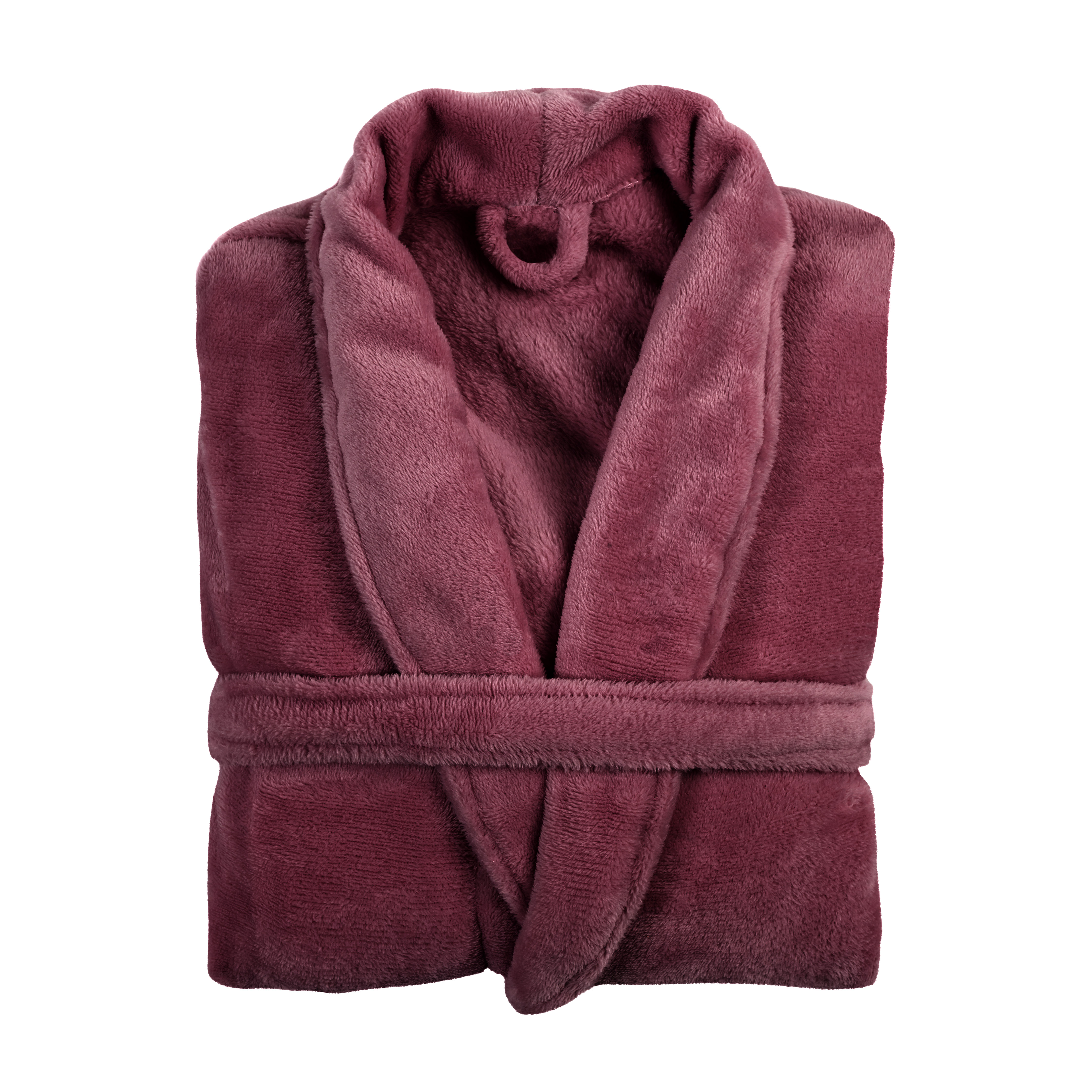 Bathrobe COSY microflannel - S/M - unisex, applebutter