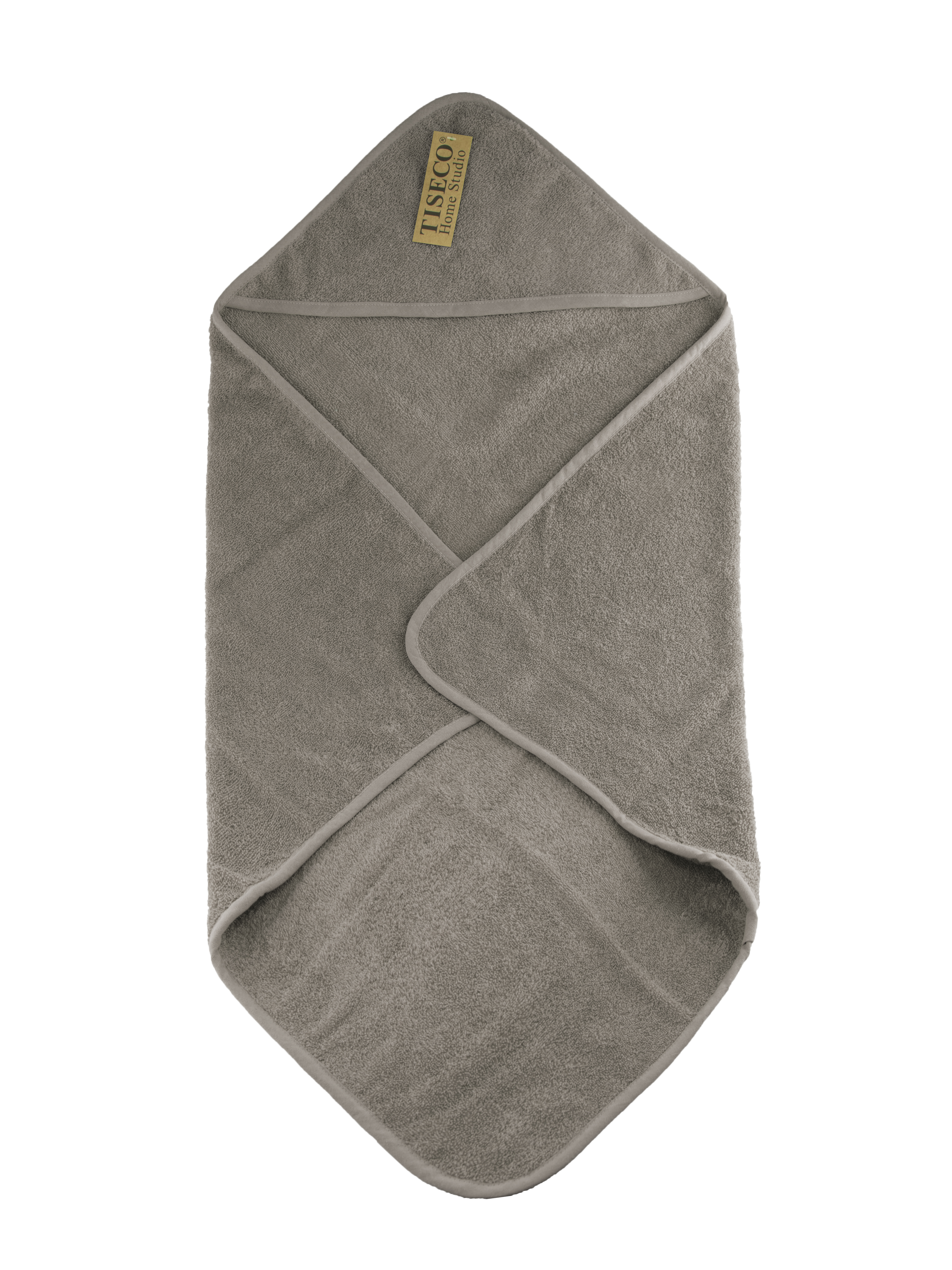 Baby bath cape - 75x75 cm, taupe
