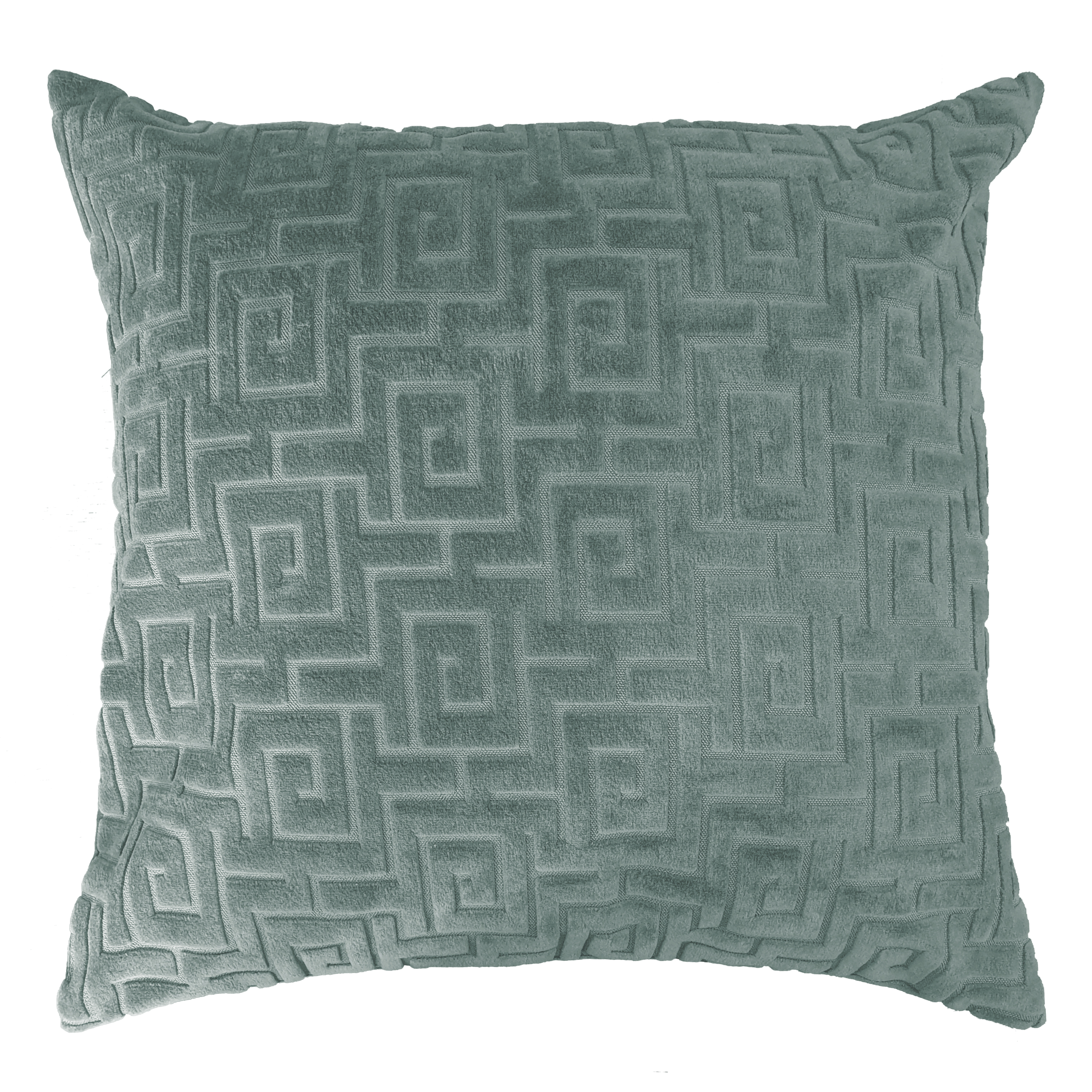 Kussen (gevuld) GREEK 45X45CM, sage green