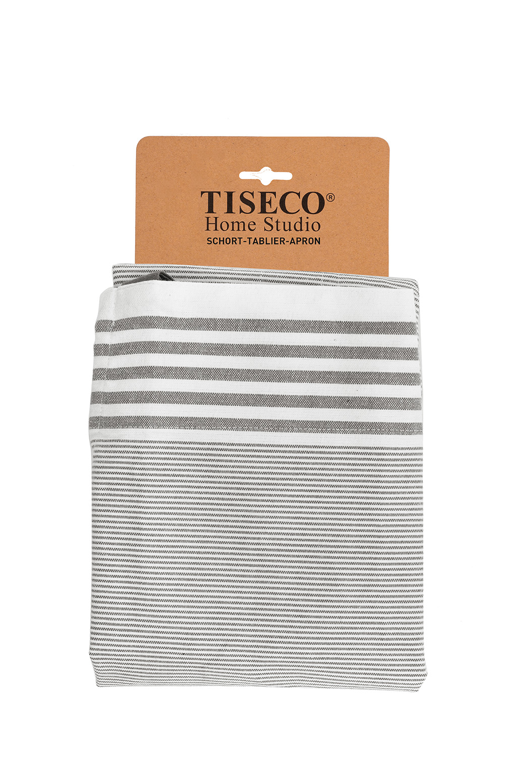Tablier XL LINES - 70x90 cm, gris