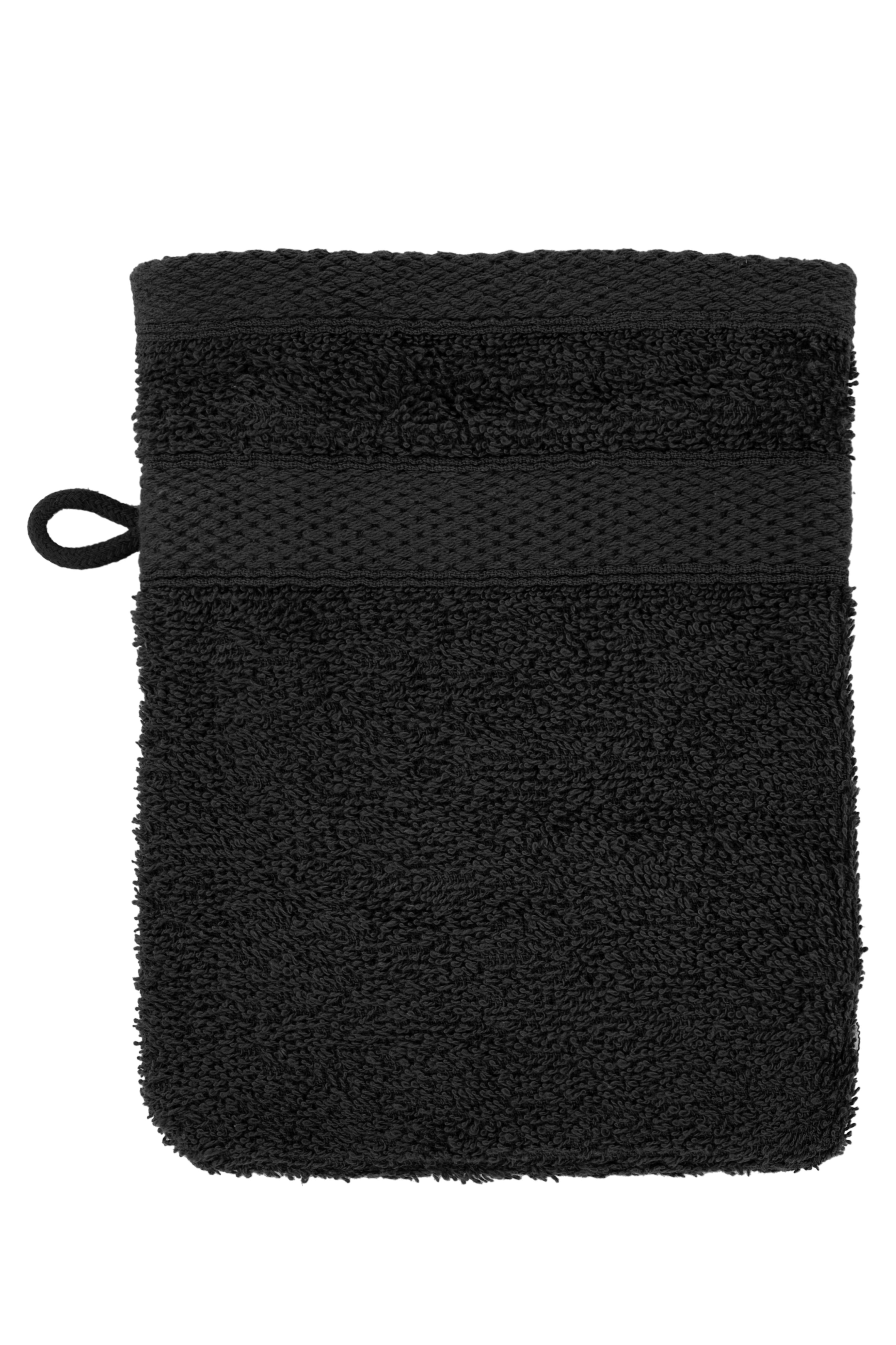 Washing glove RIVA  - SET/2 - 15x21 cm, black
