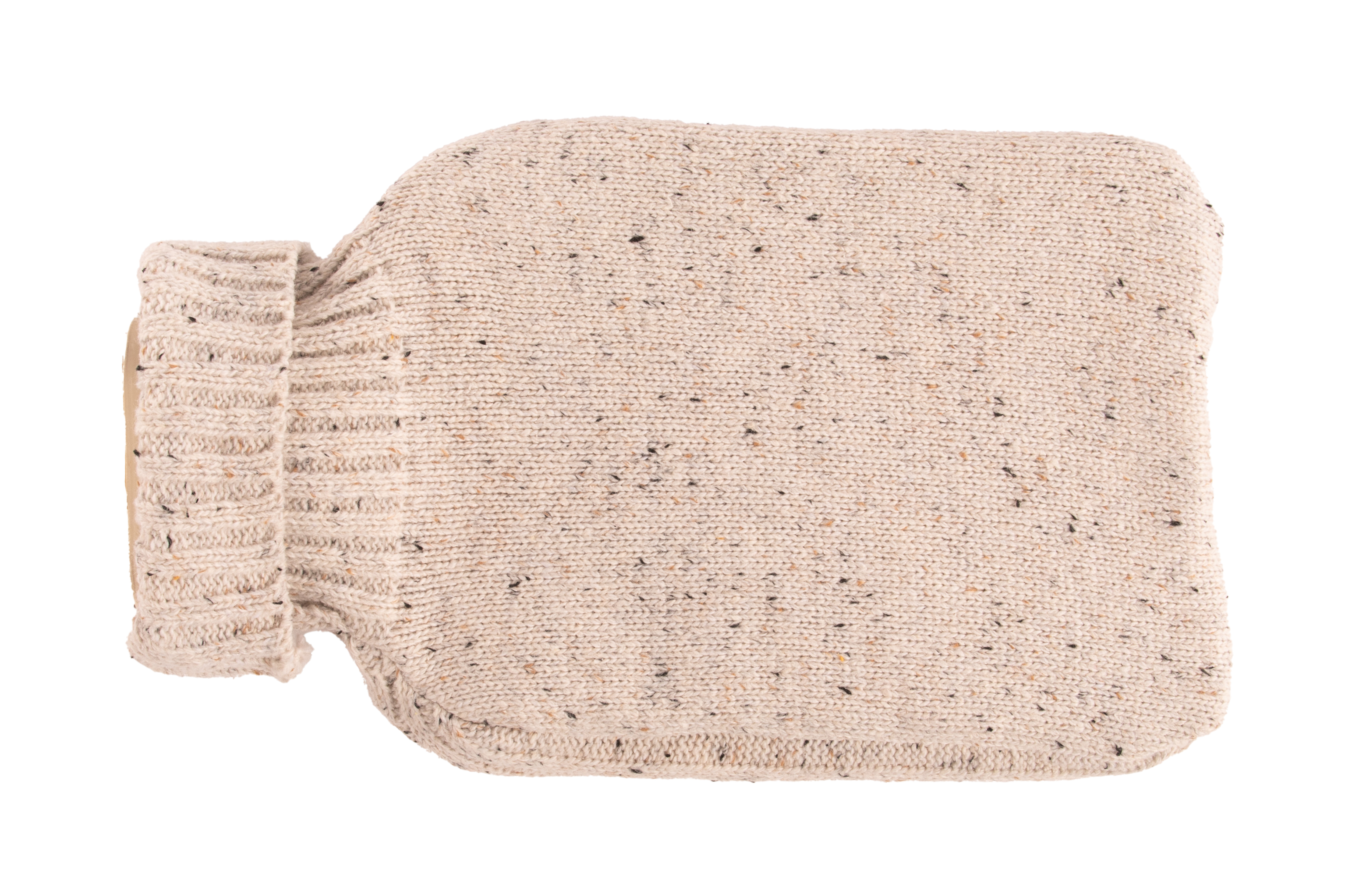 Warmwaterkruik met gebreide hoes WARMERS - 2L, wit