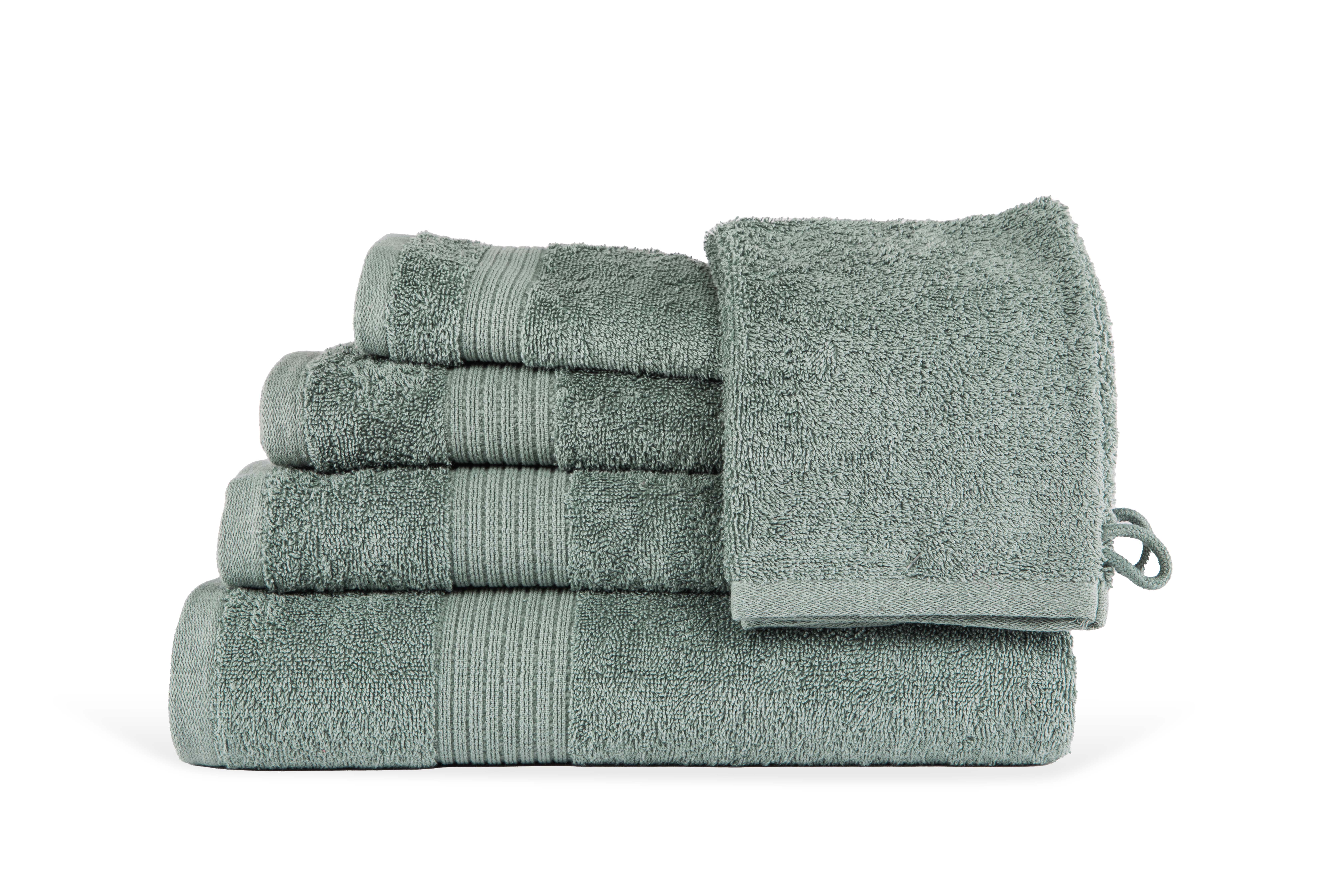 Shower towel EDEN 100x150cm, sage green