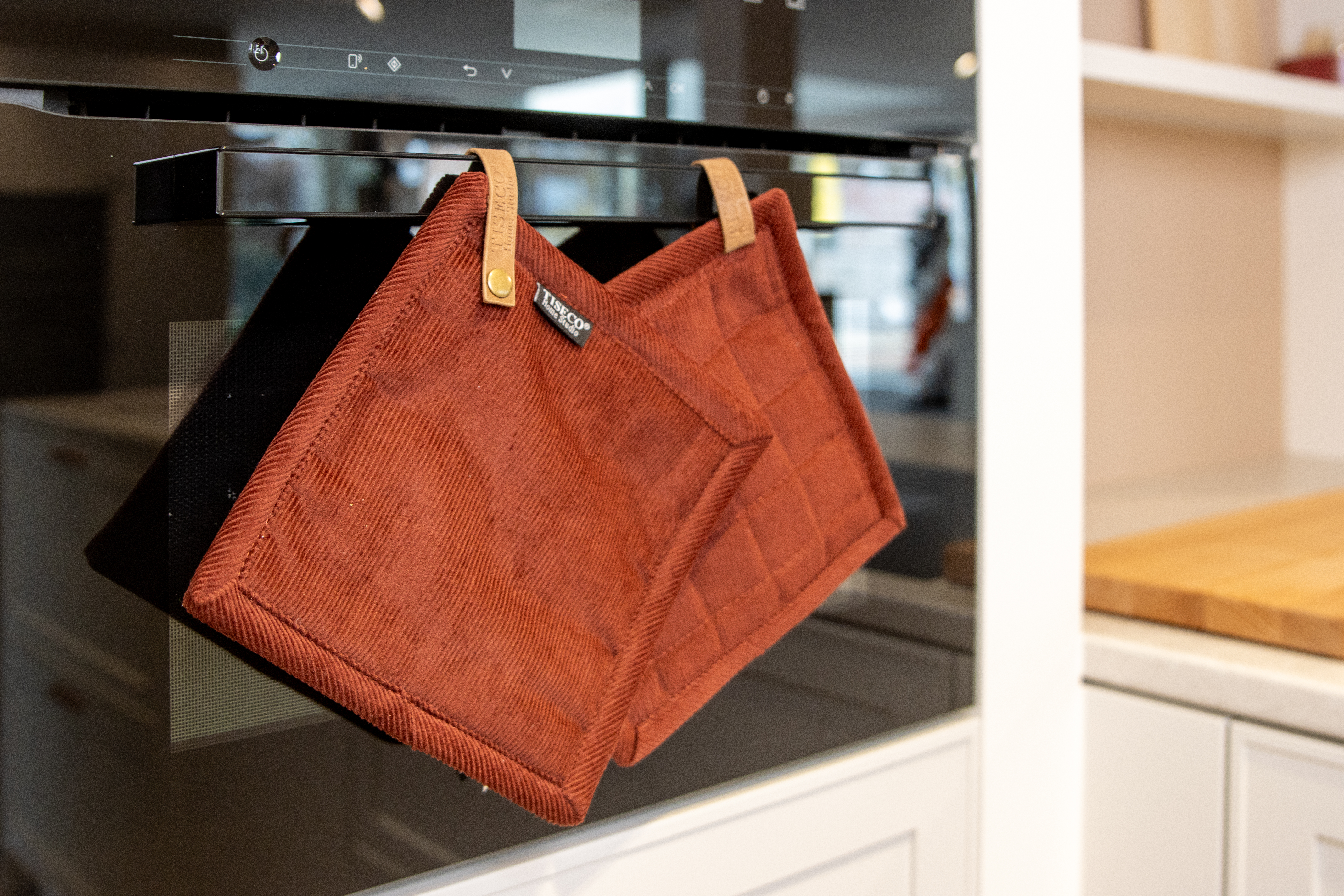 Pannenlap VELMAR - SET/2 - 20x20 cm, mahogany