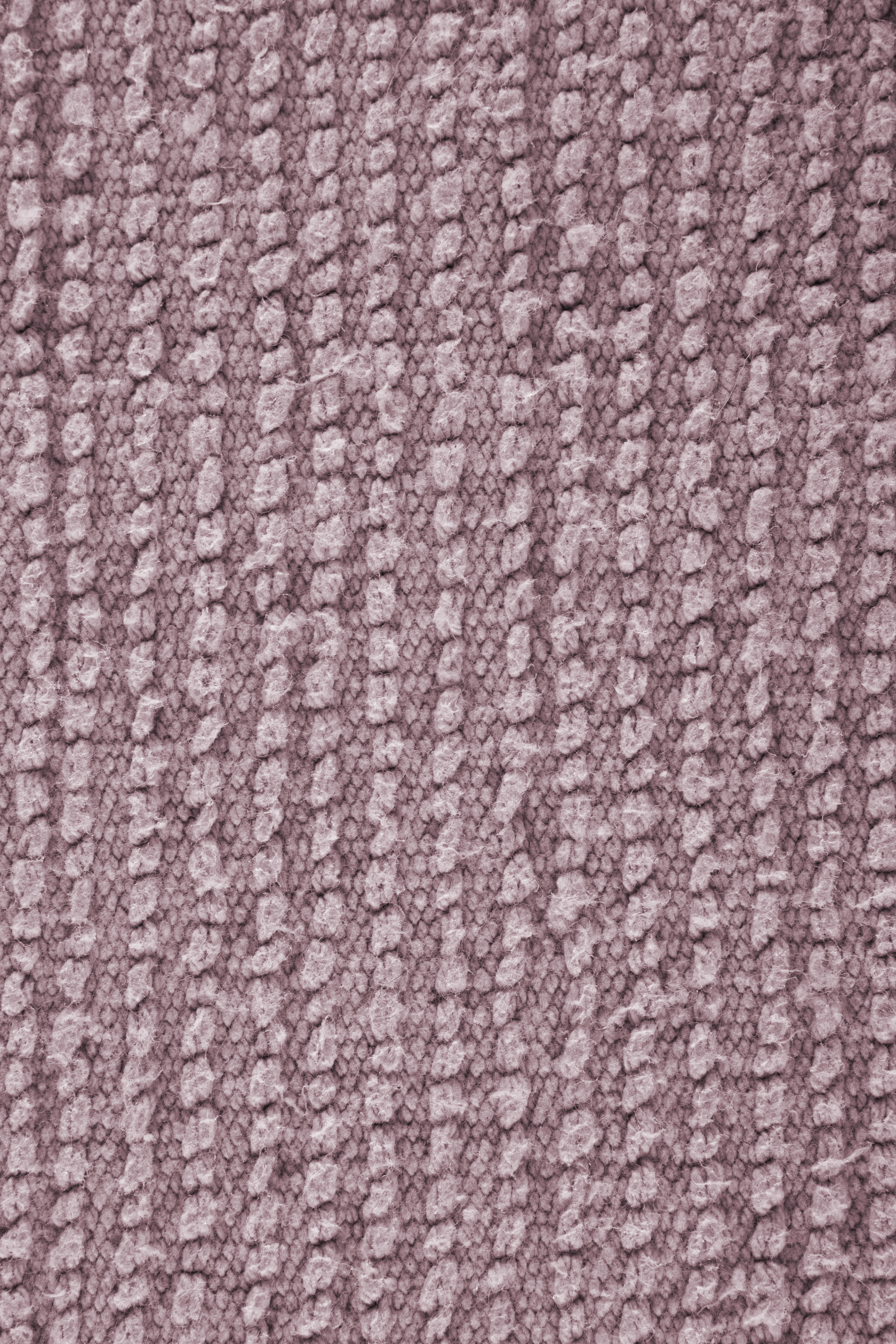Bath mat RIVA - Cotton - Non-slip - 60x60 cm, mauve