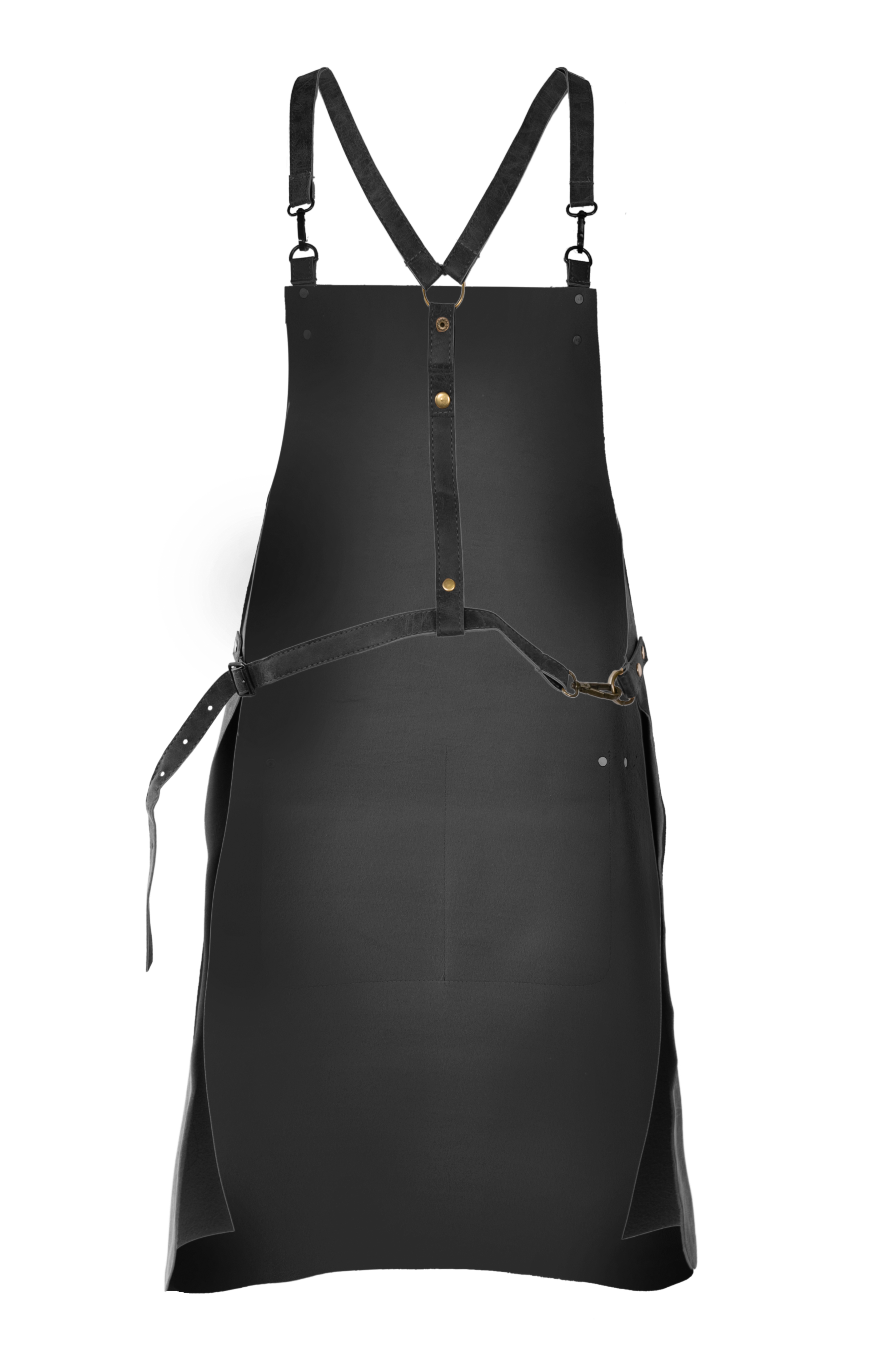 Apron TRUMAN (Sling Back Barber Style), 64x85 cm, black