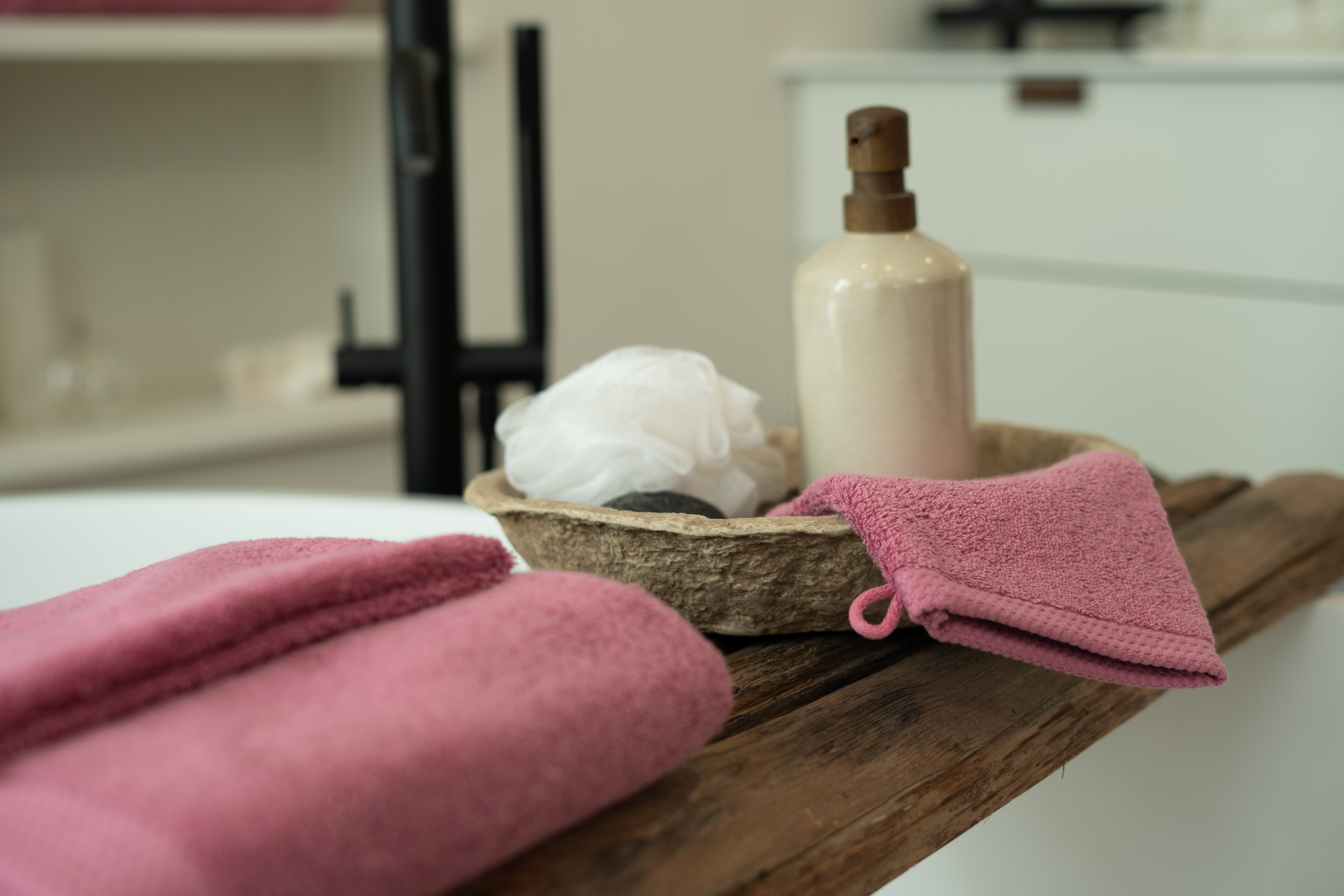 Gant de toilette DELUX - SET/2 - 15x21 cm, jaune