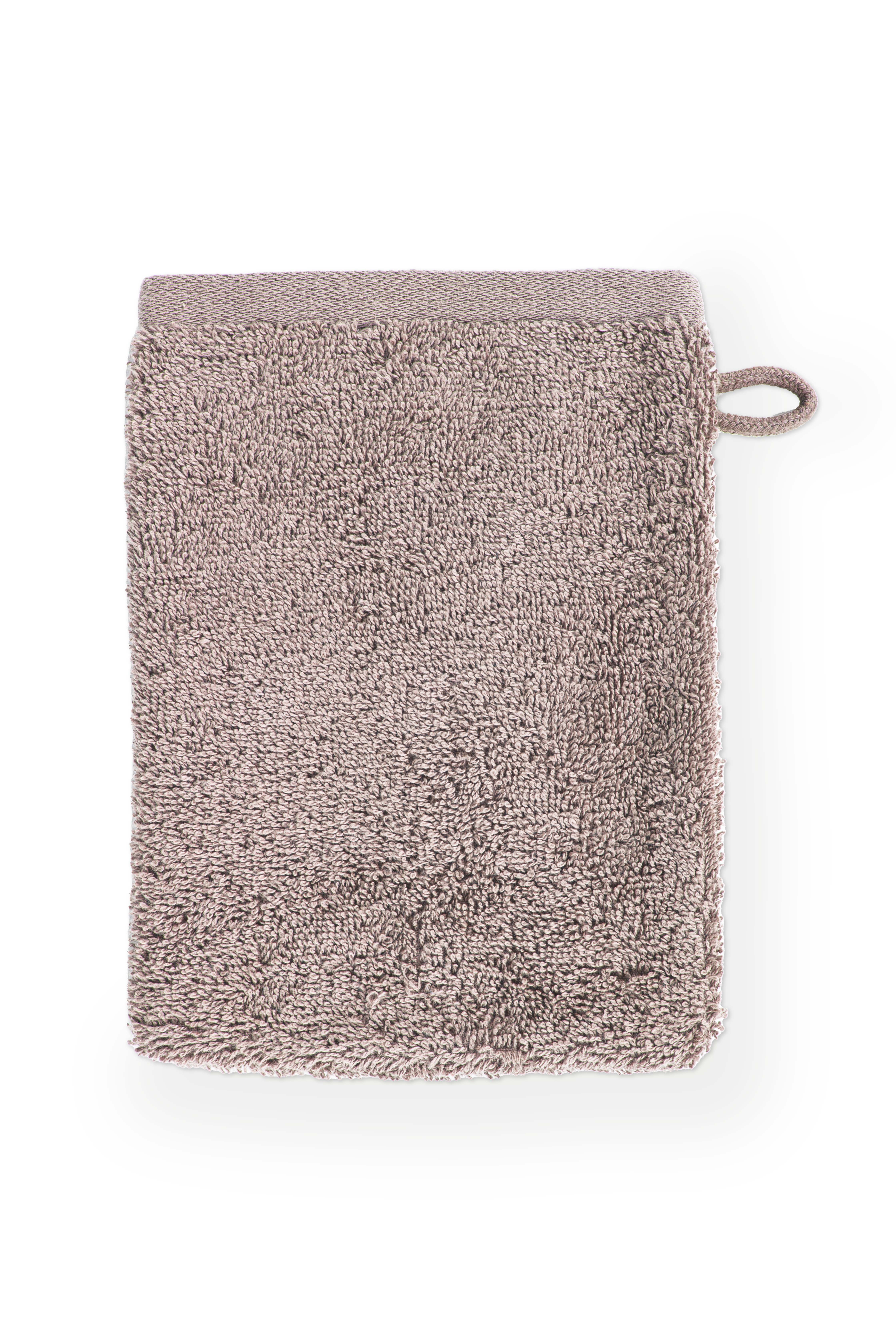 Gant de toilette EDEN 15x21cm, taupe set/2