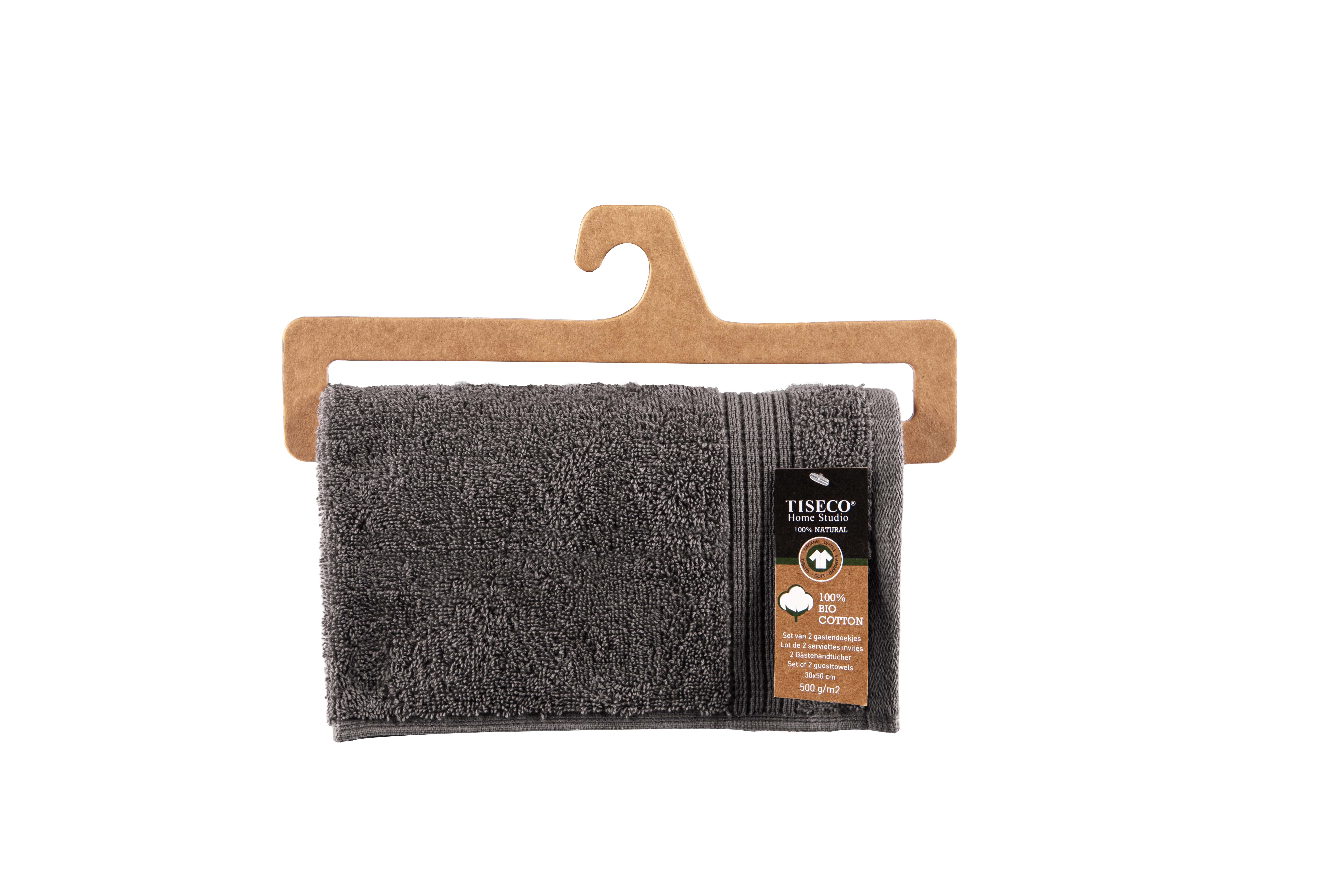 Guest towel EDEN 30x50cm, Tornado grey set/2