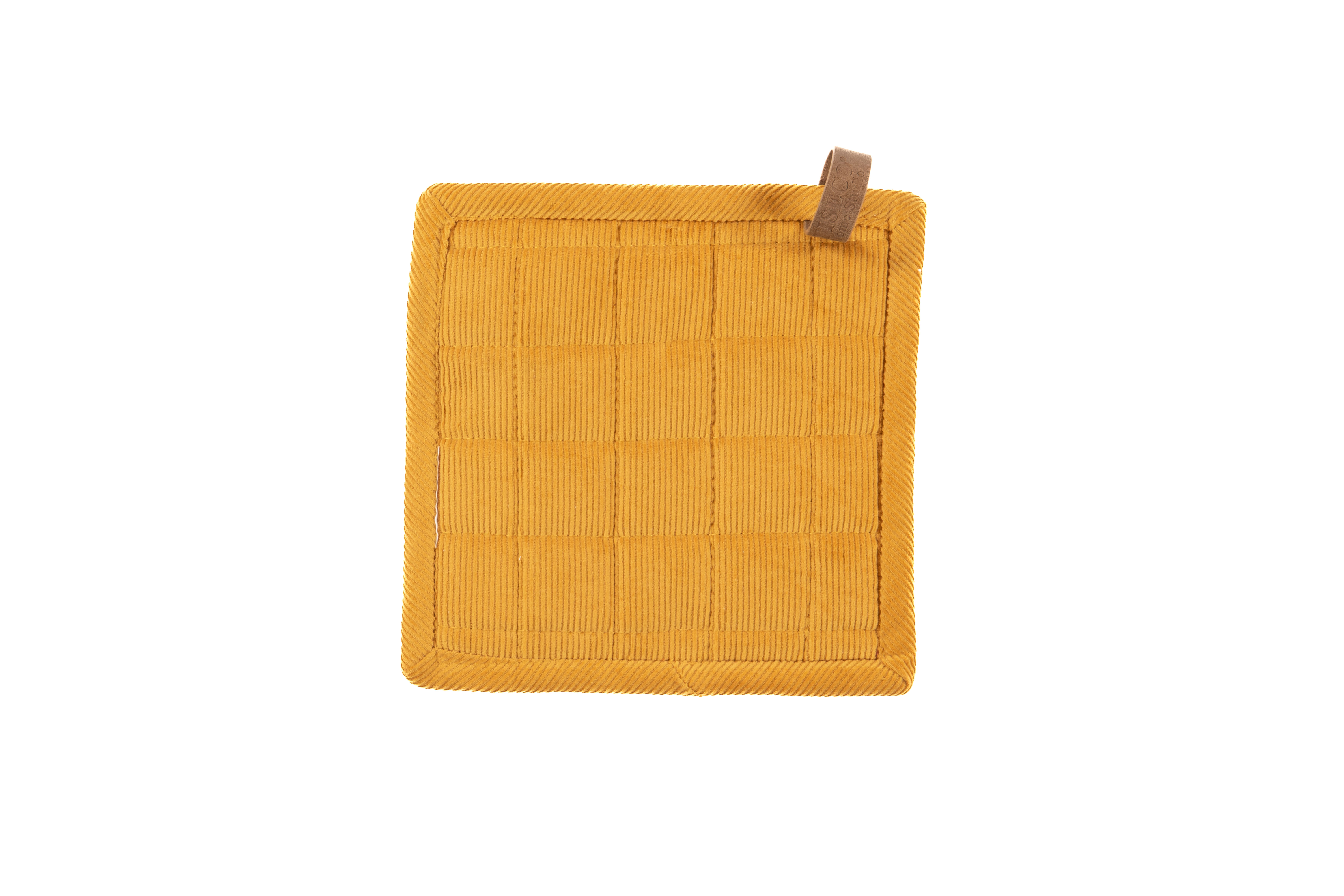 Potholder VELMAR - SET/2 - 20x20 cm, mustard