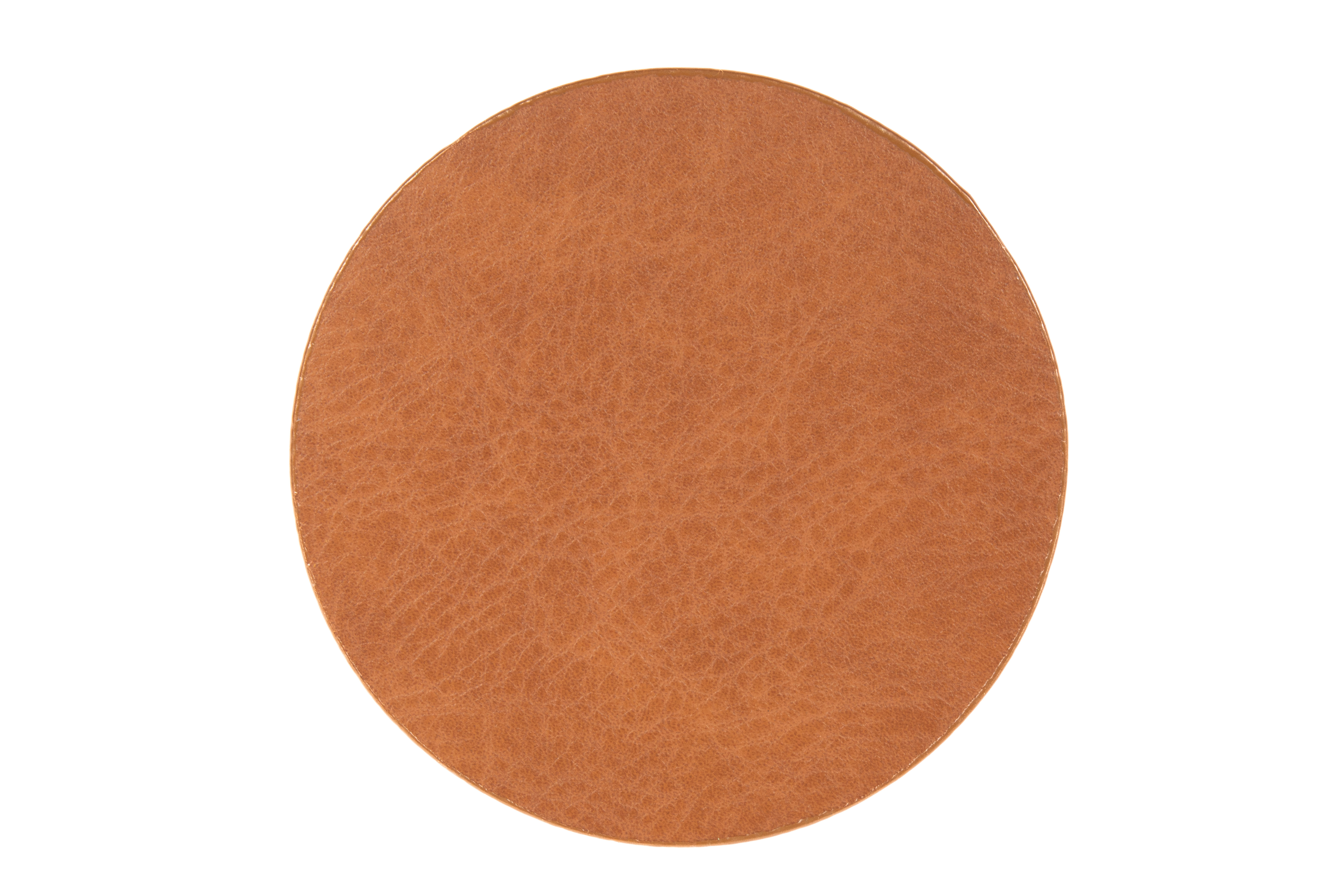 Dessous de verre TROJA – SET/4 – Dia 10 cm – Rond, caramel