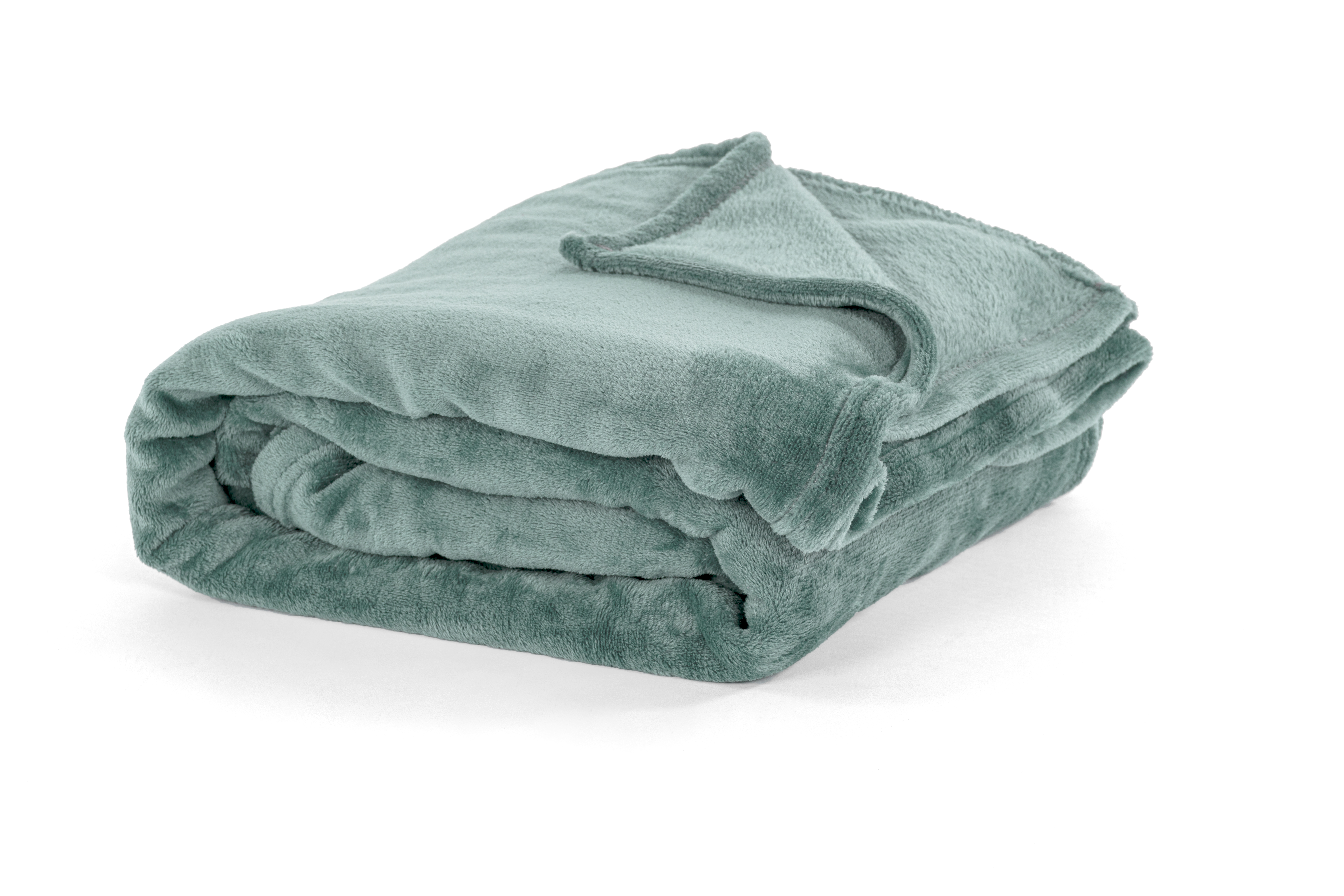 Plaid COSY Microflannel 150x200cm, sage green