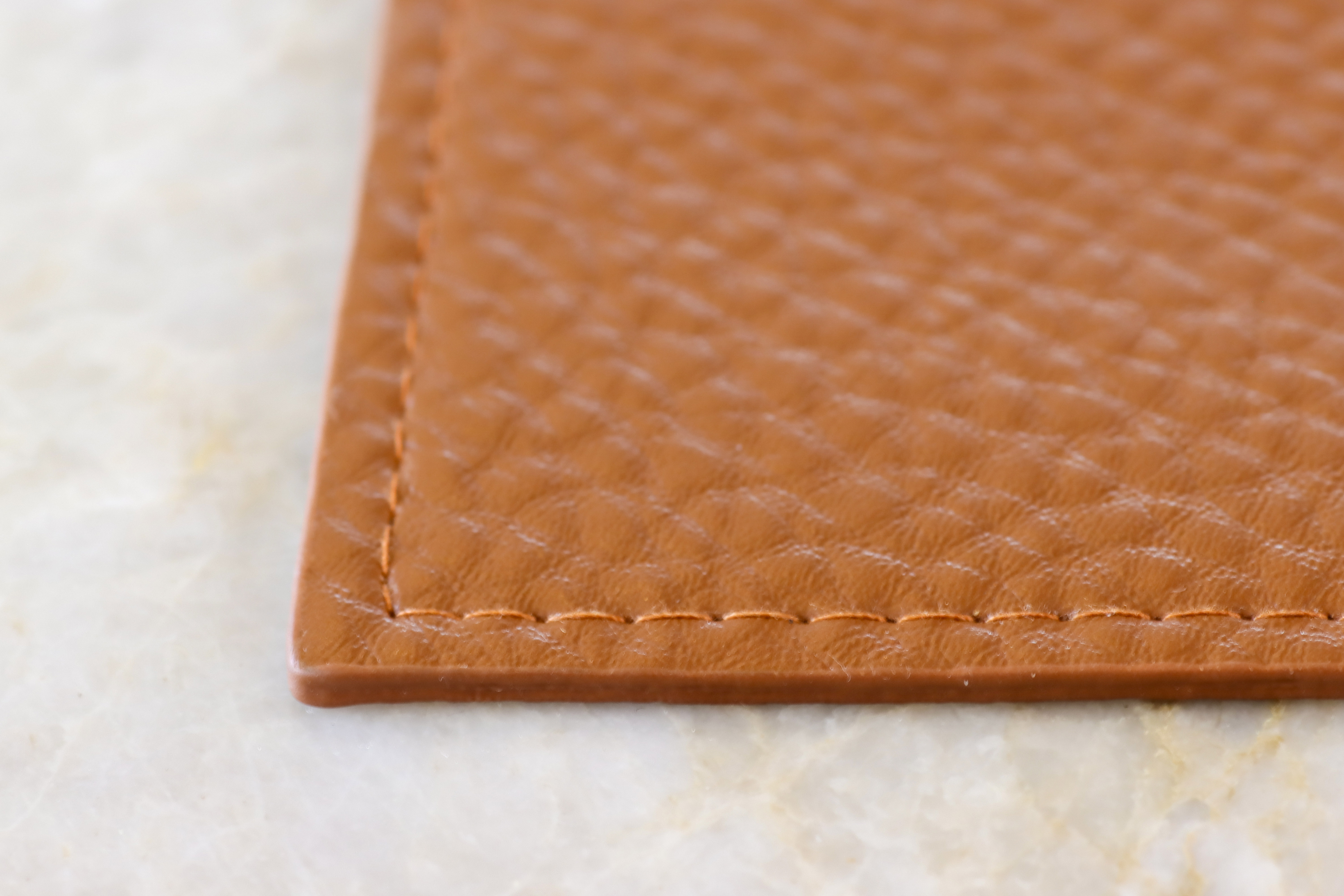 Set de table GAVIN - double face - 33x45 cm, cognac