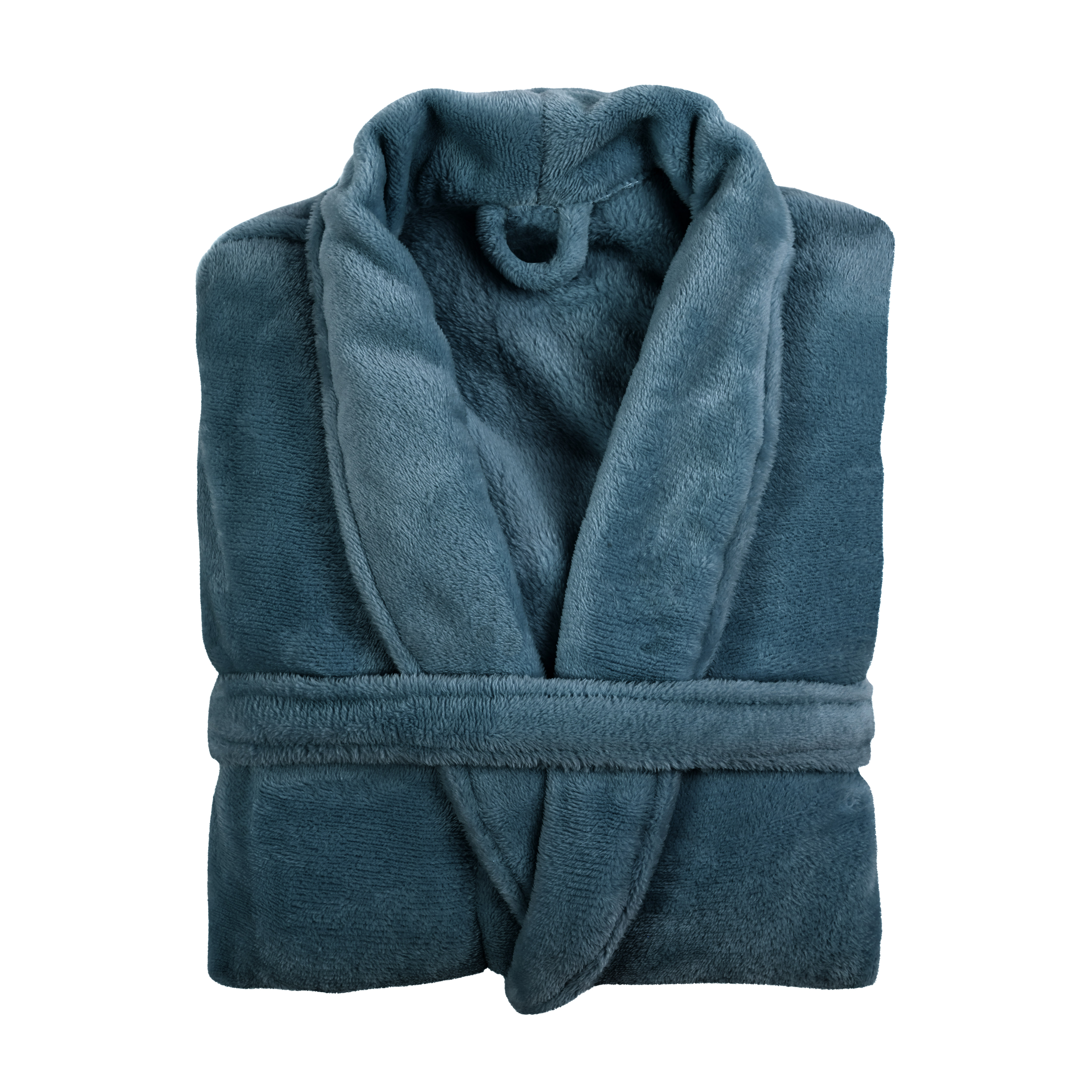 Peignoir COSY microflannel - L/XL - unisex, blue fusion