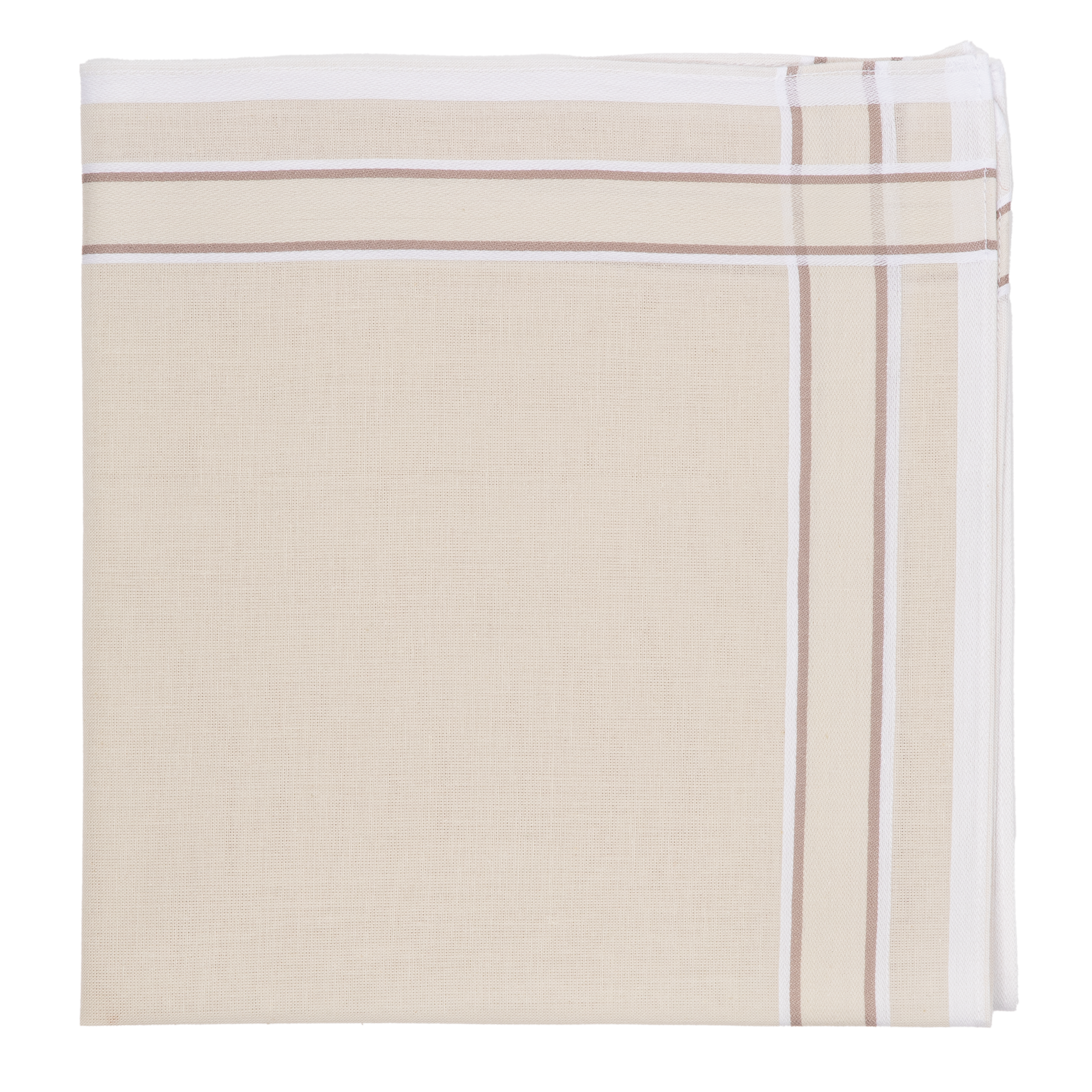 Herenzakdoeken ALTO 3 - SET/6 - 40x40 cm, taupe