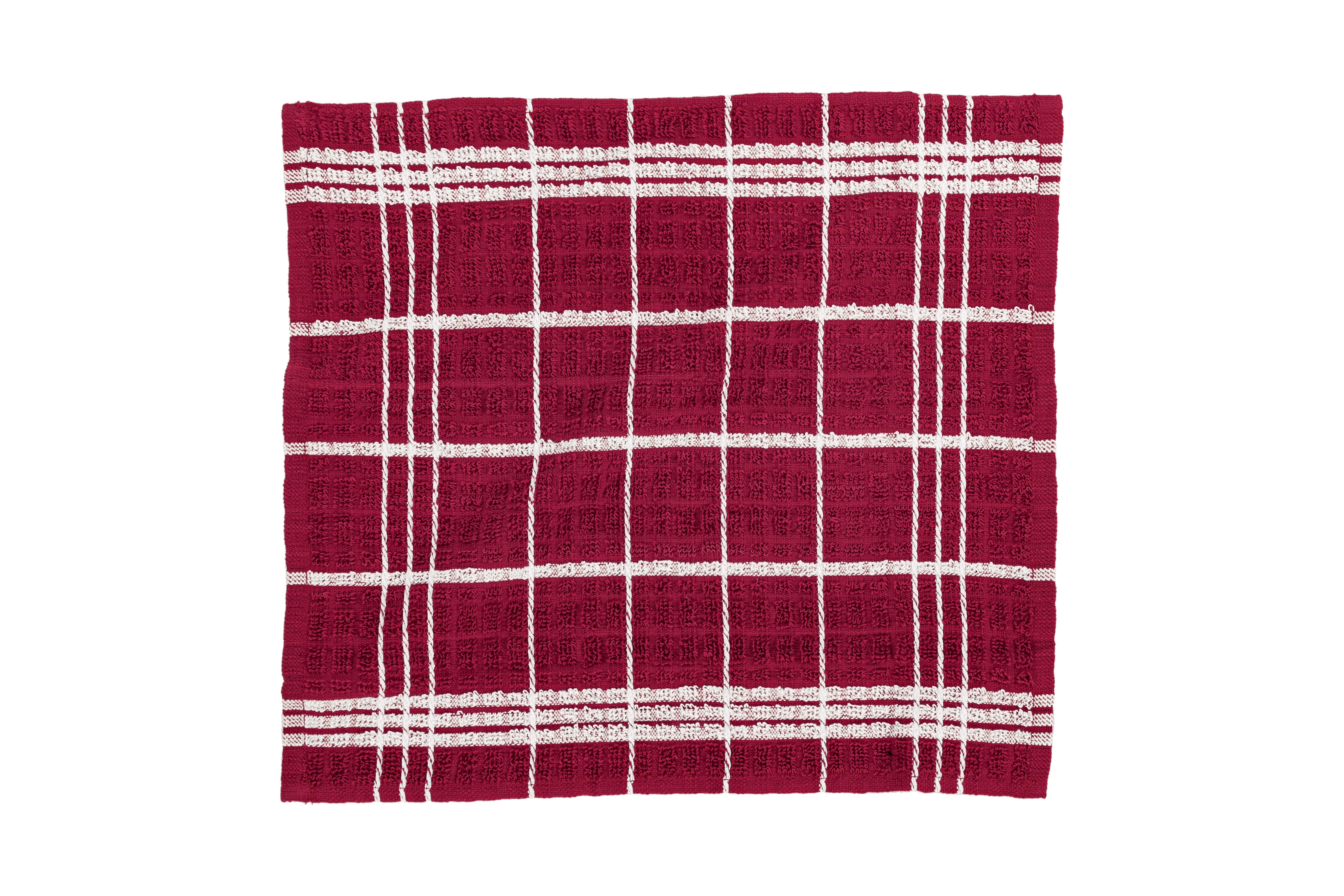 Dishcloth OMAN - SET/6 - 32x35 cm, red