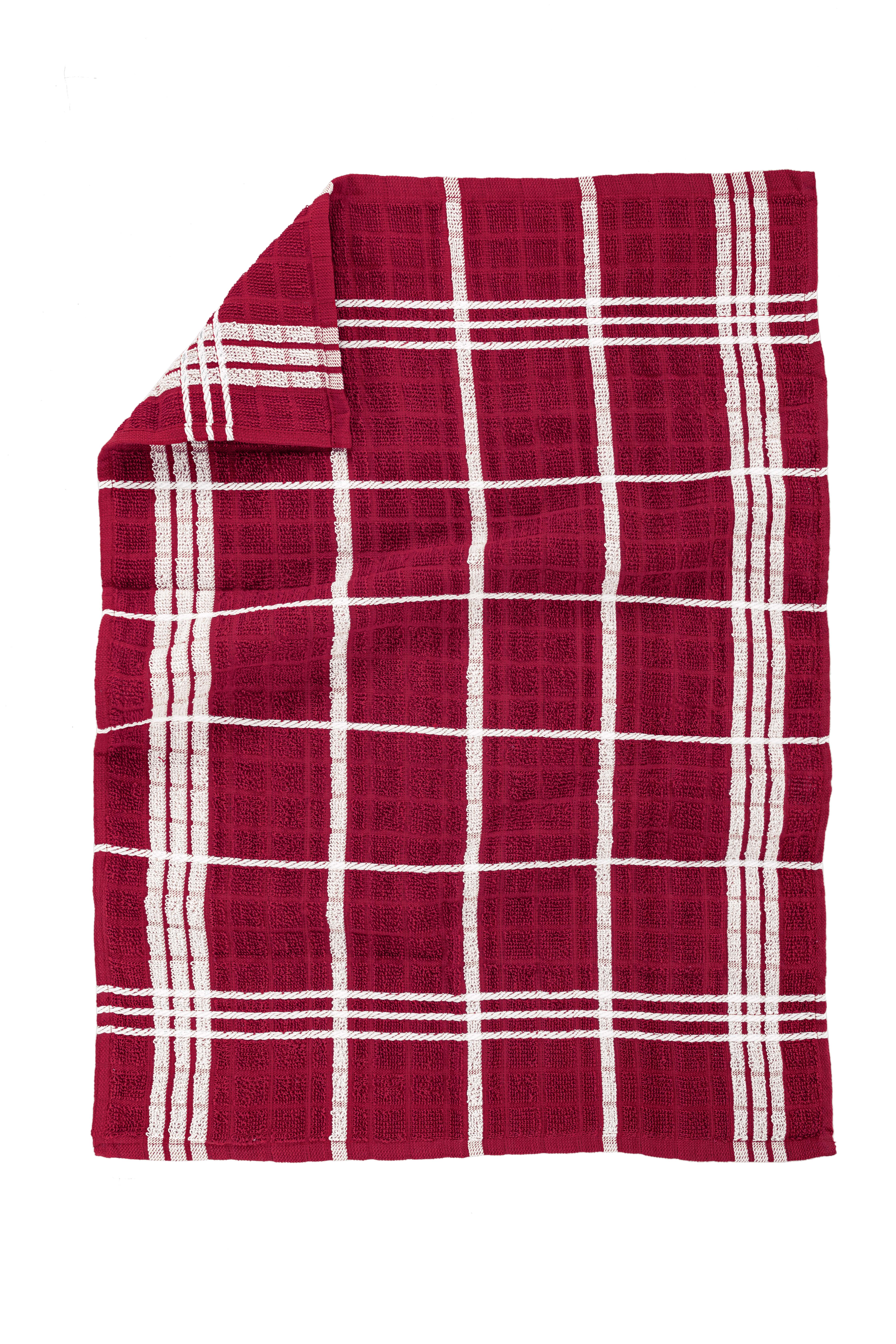 Torchon OMAN - SET/3 - 50x70 cm, rouge