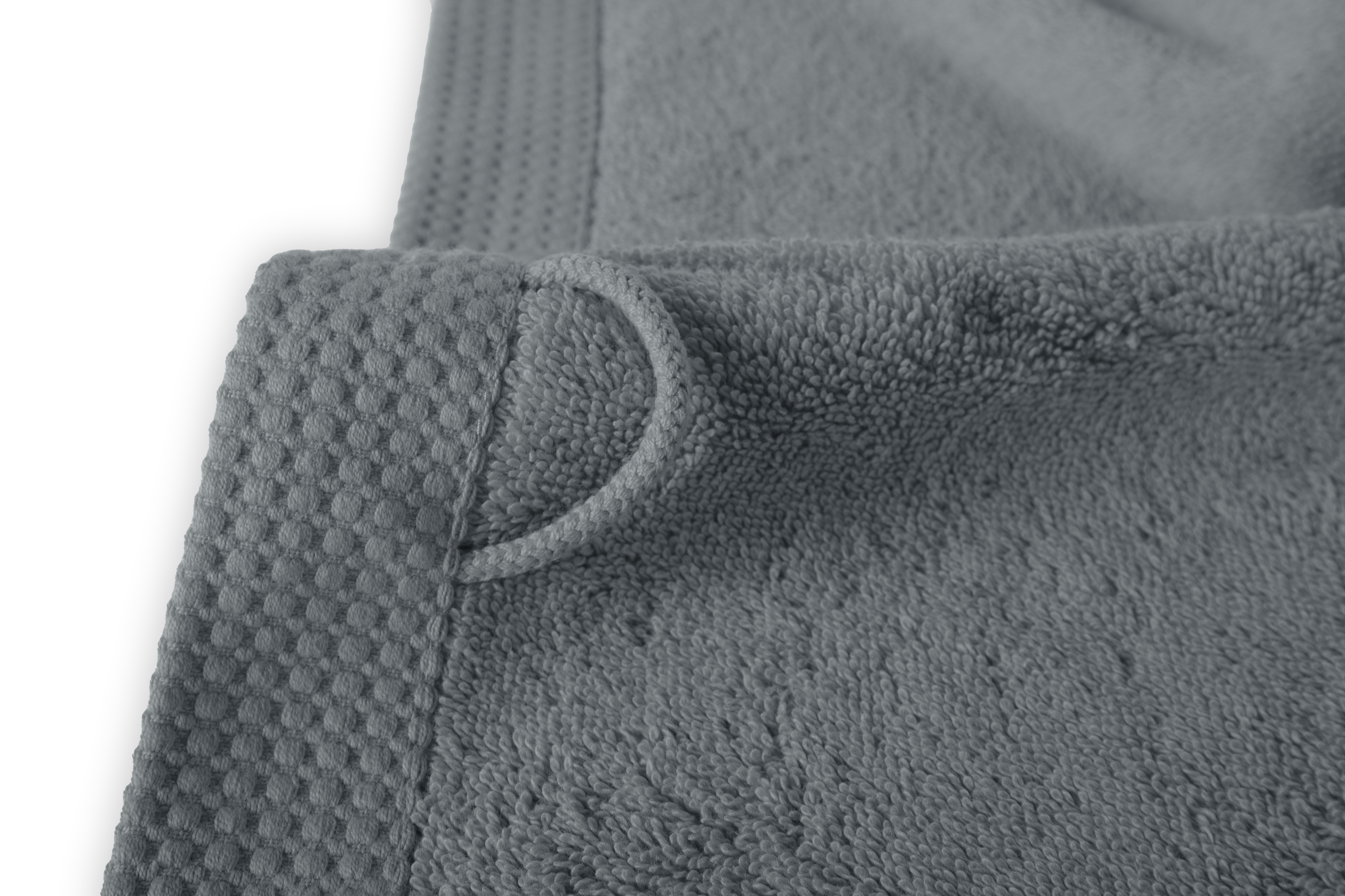 Shower towel DELUX - 100x150 cm, grey