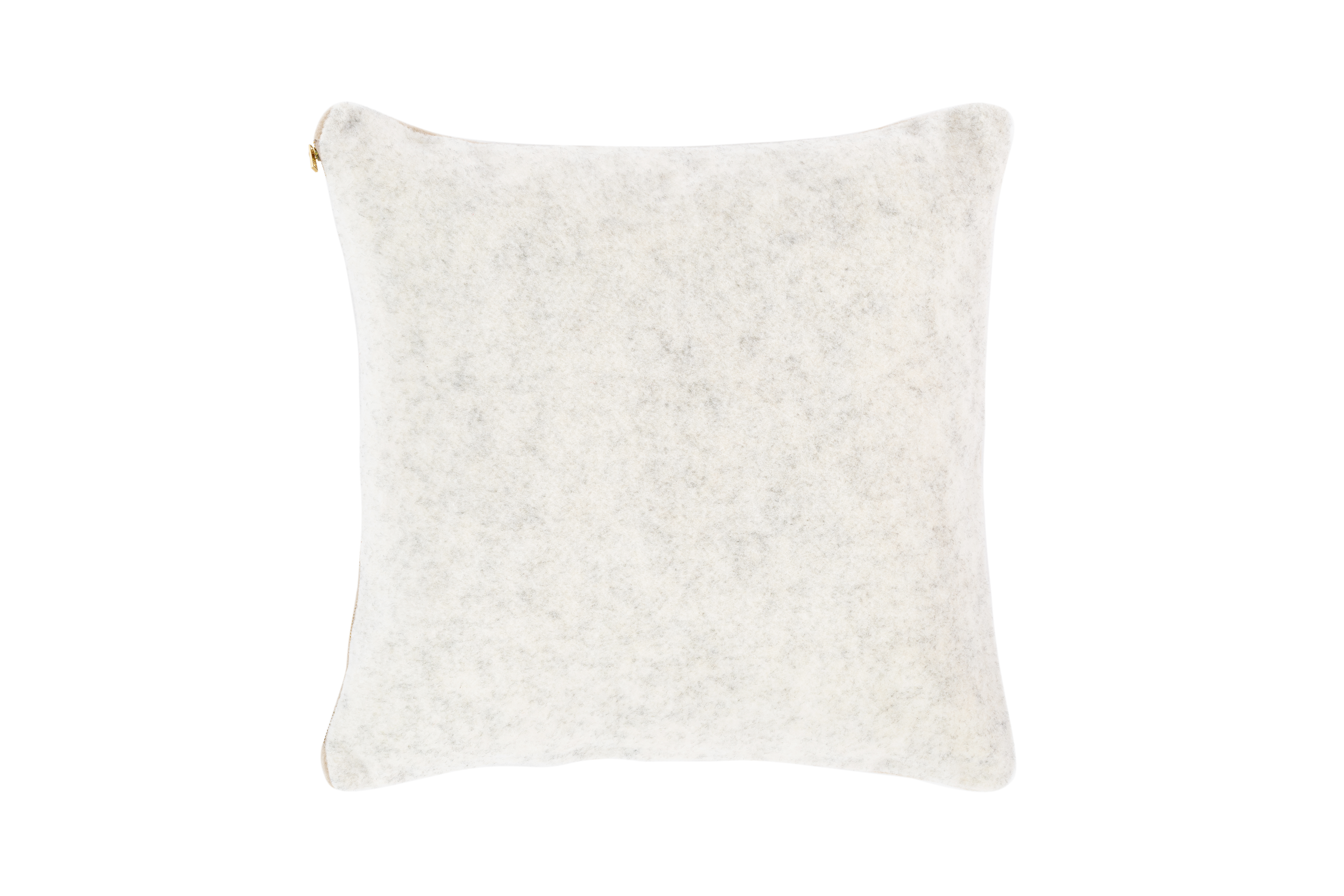 Kussen (gevuld) ZENIA 45X45CM, ivory/white
