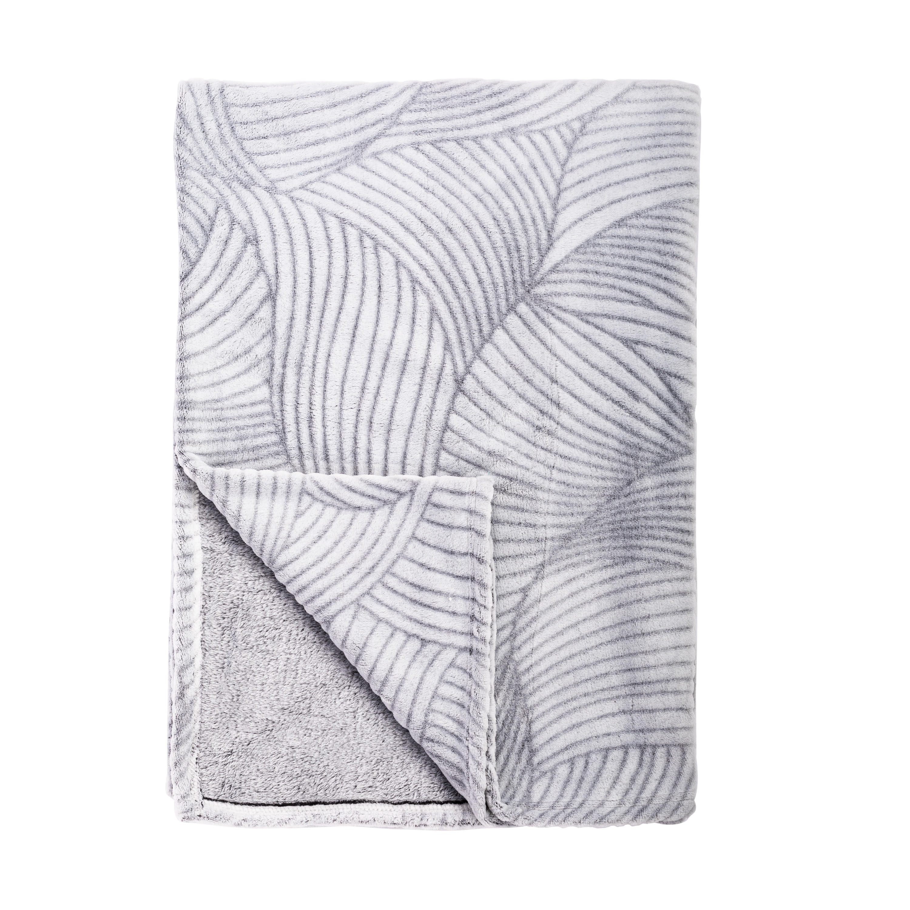 Plaid LASER 130x170CM, grey