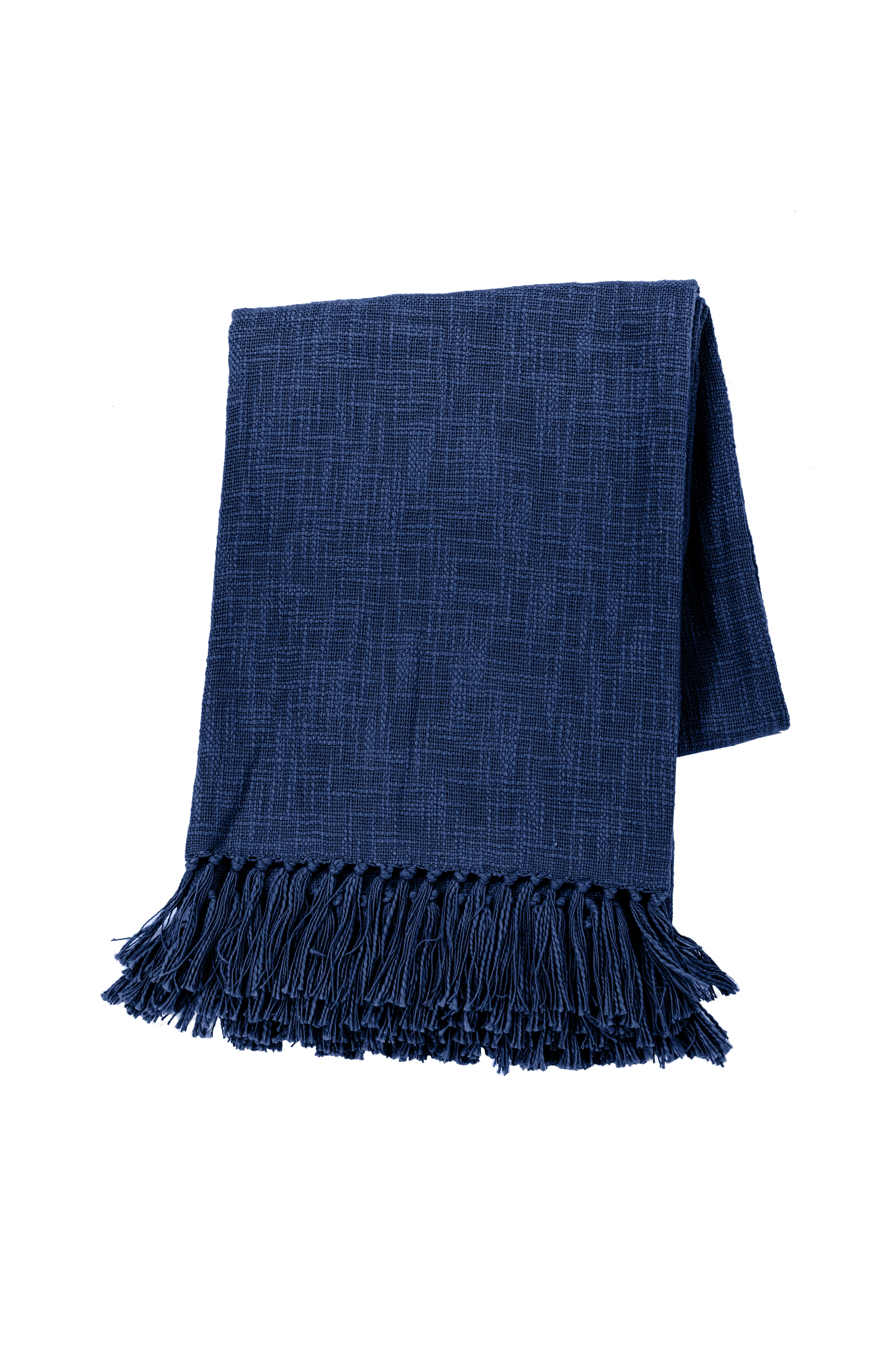 Plaid COTTON SLUB 130x160cm, insigna blue