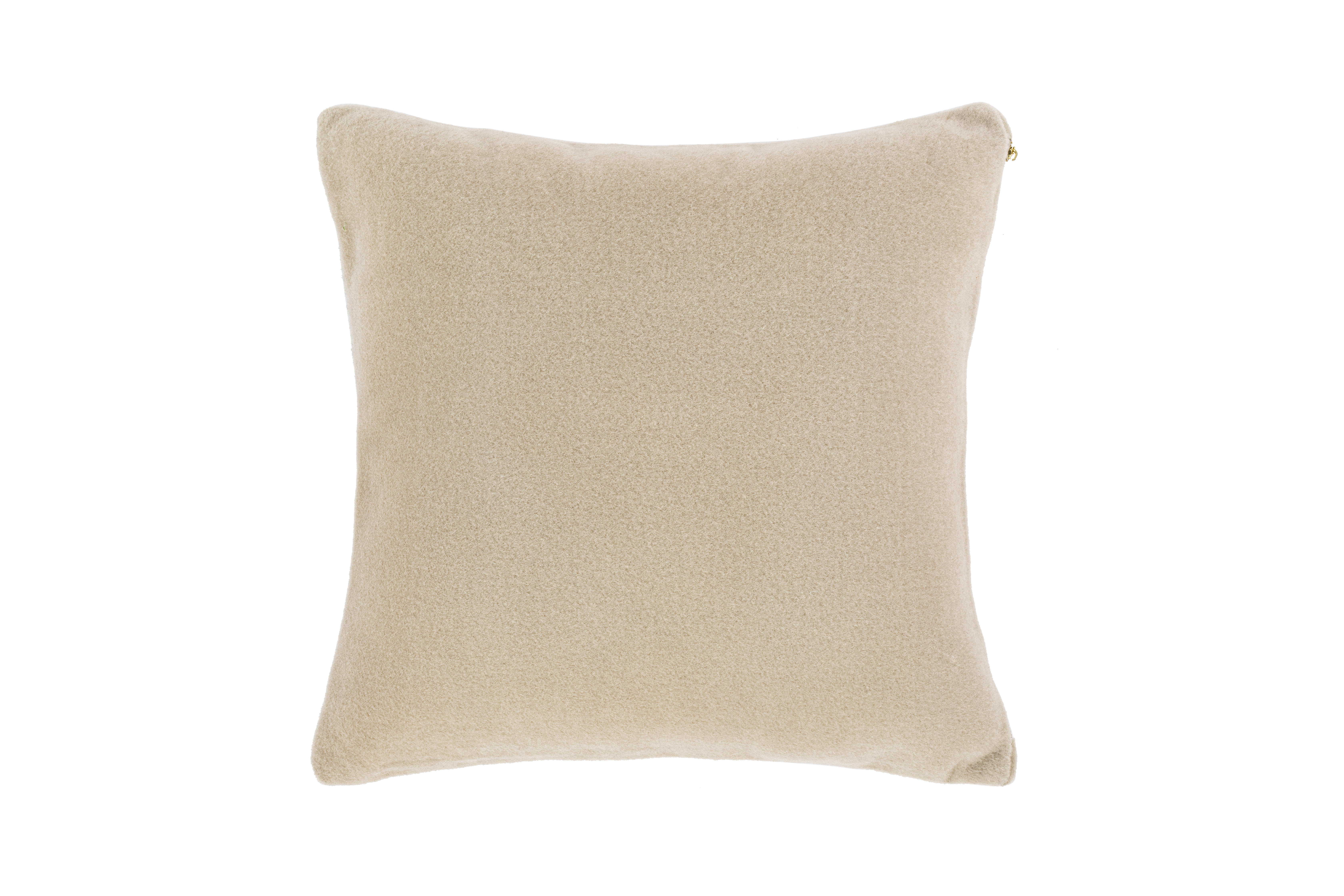 Cushion (filled) ZENIA 45X45CM, brown/taupe