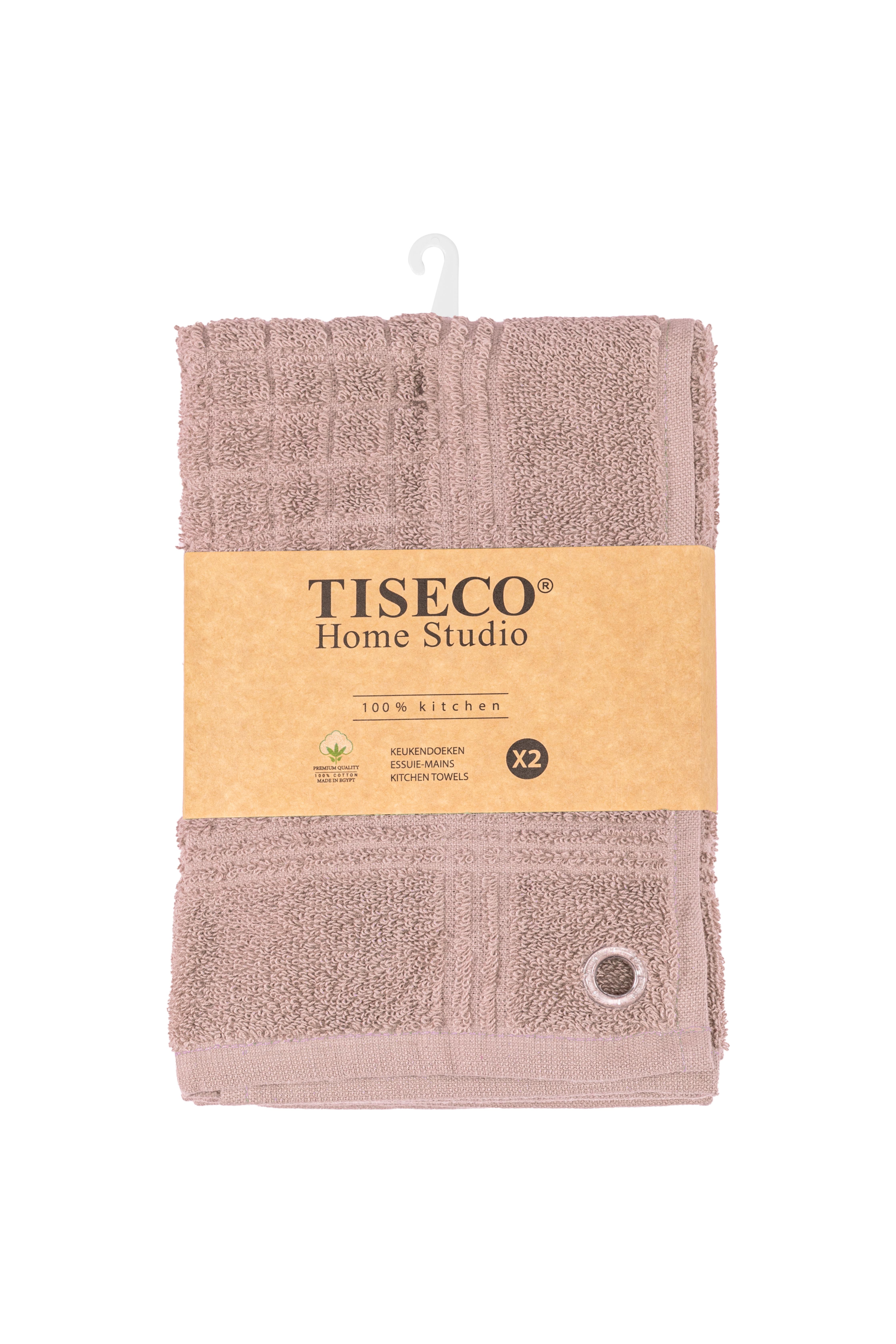 Square terry towel PHARAO 50x50 cm - set/2, pink