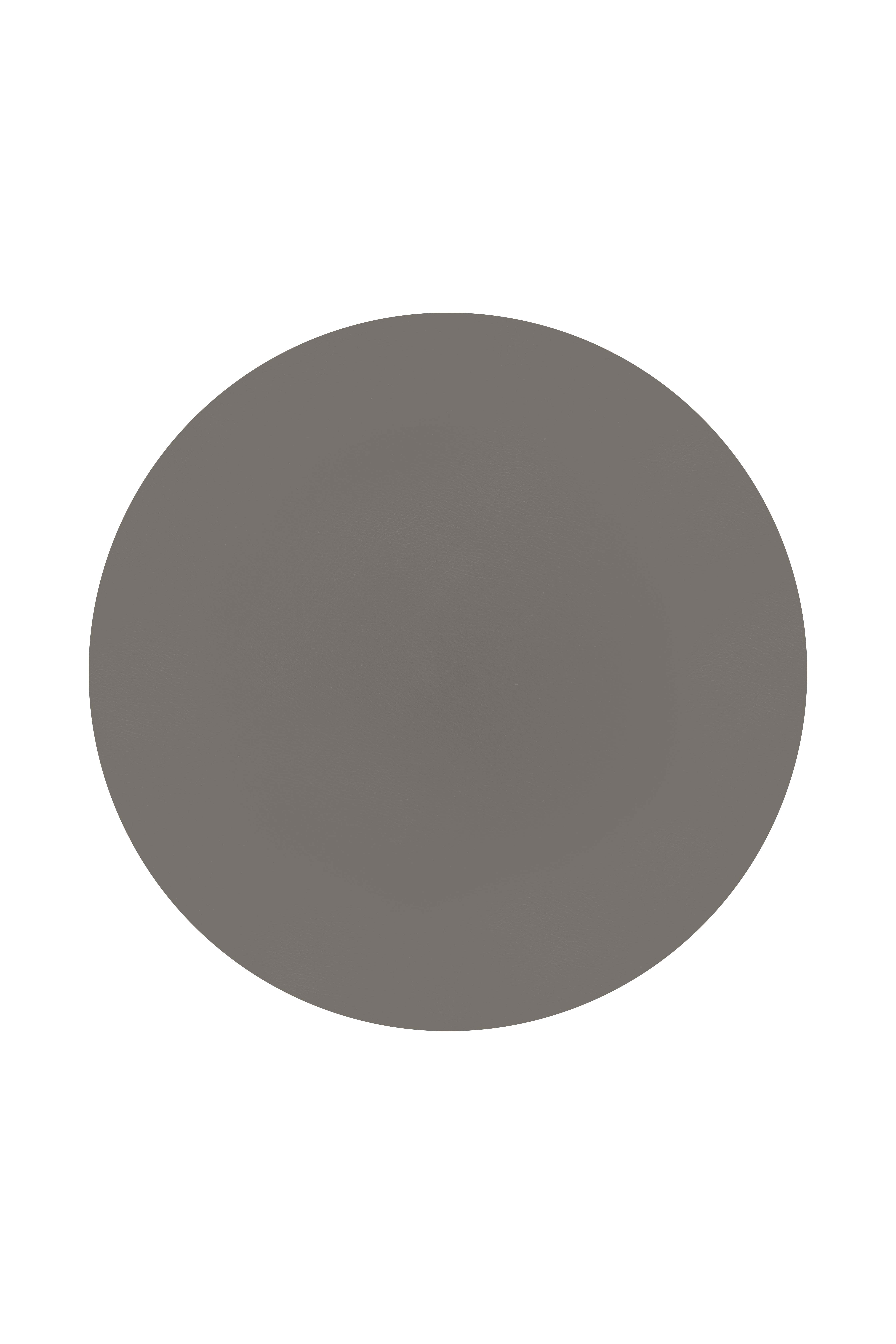 Placemat round - TOGO -  38cm, grey