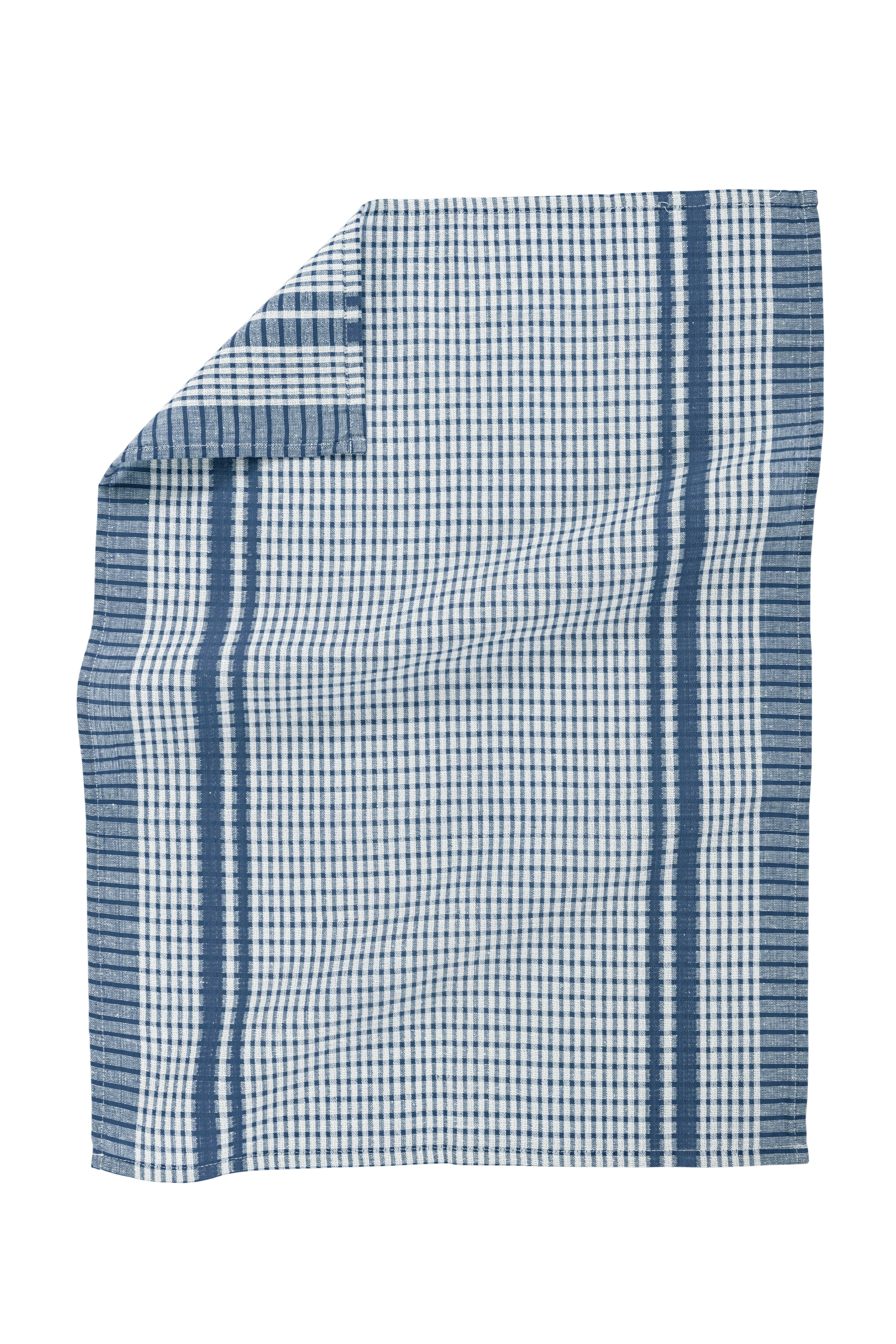 Torchon WAFFLE - SET/4 - 50x70 cm, bleu foncé