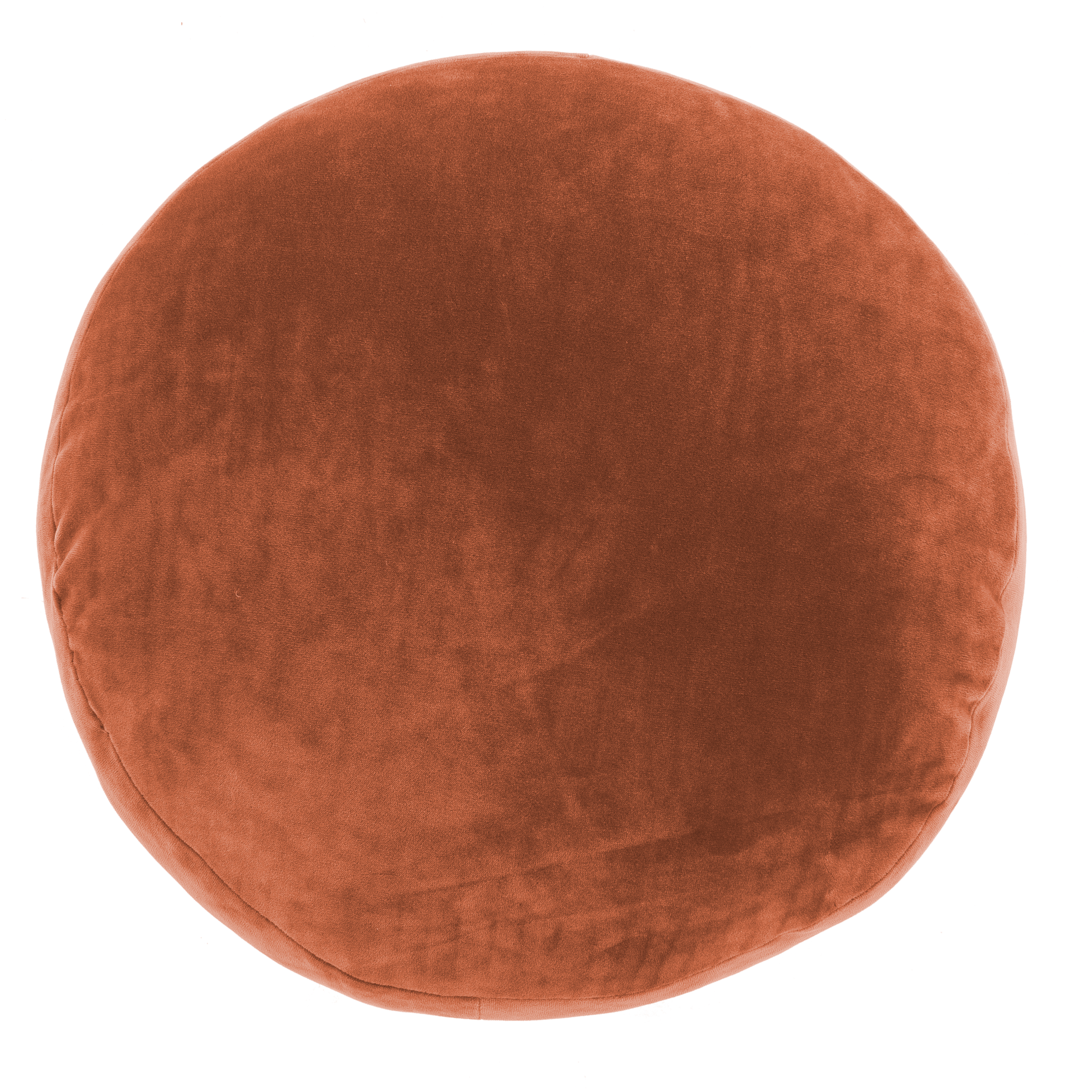 Coussin (rempli) MARSHMALLOW - Rond - Dia 40 cm, rouille