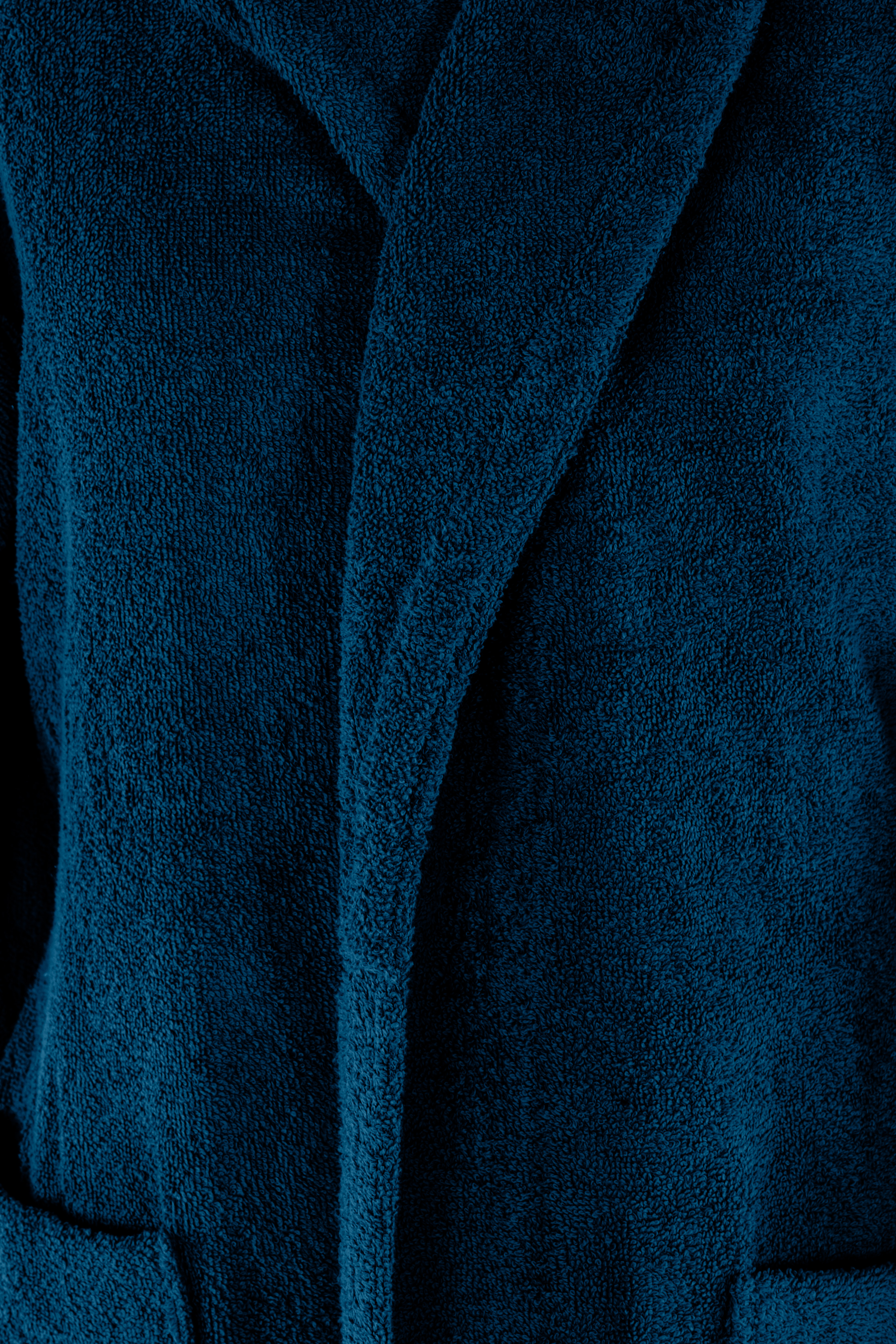 Bathrobe DELUX S/M - dark blue