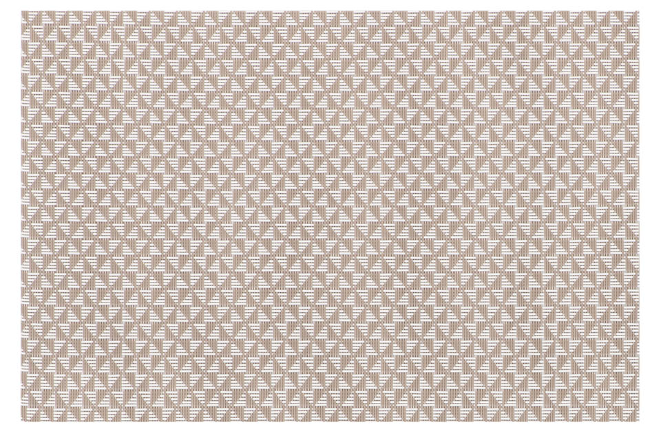 Placemat Triangle 30 x 45 cm taupe