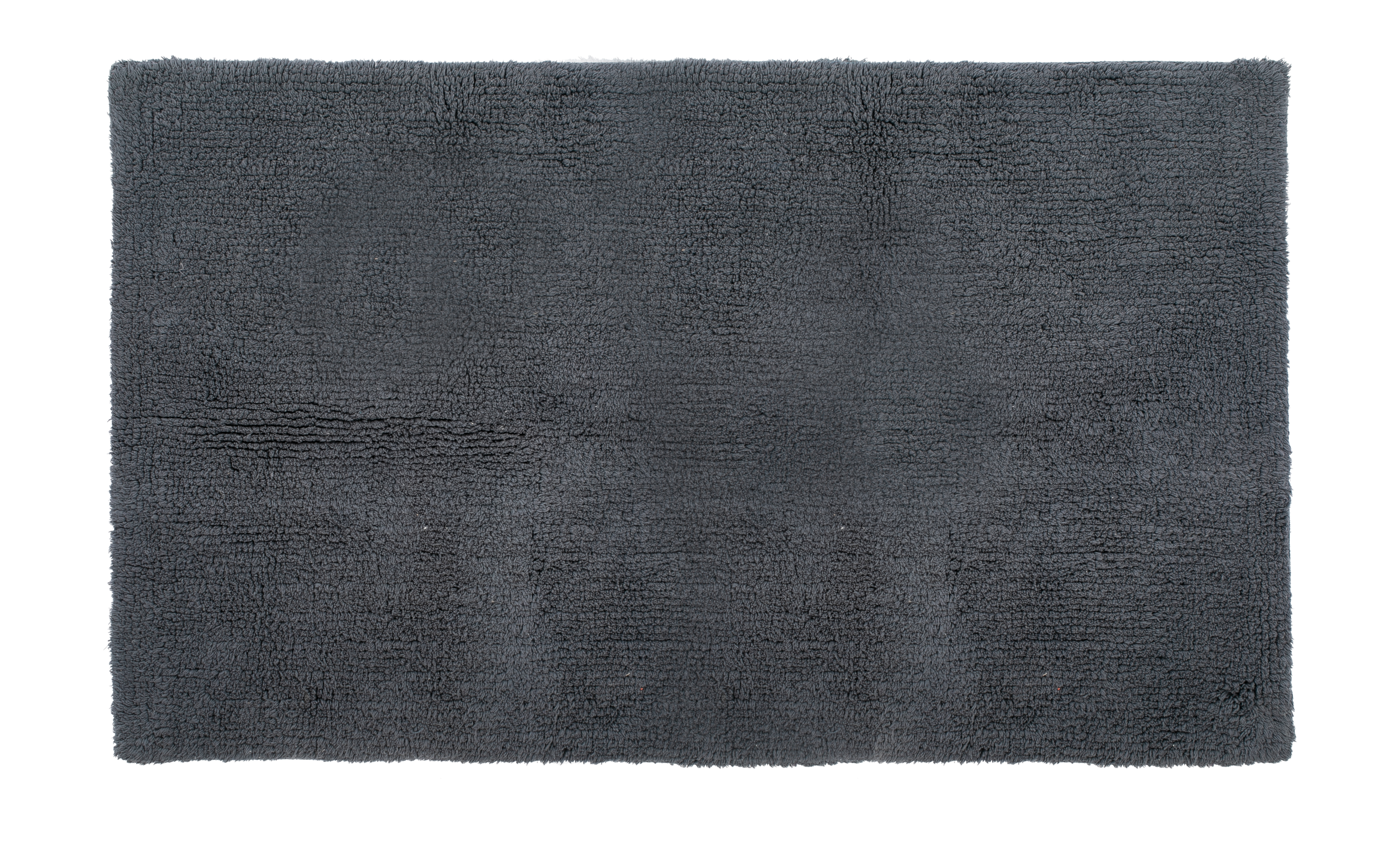 Tapis de bain RIVA - coton antidérapant, 60x100cm, gris