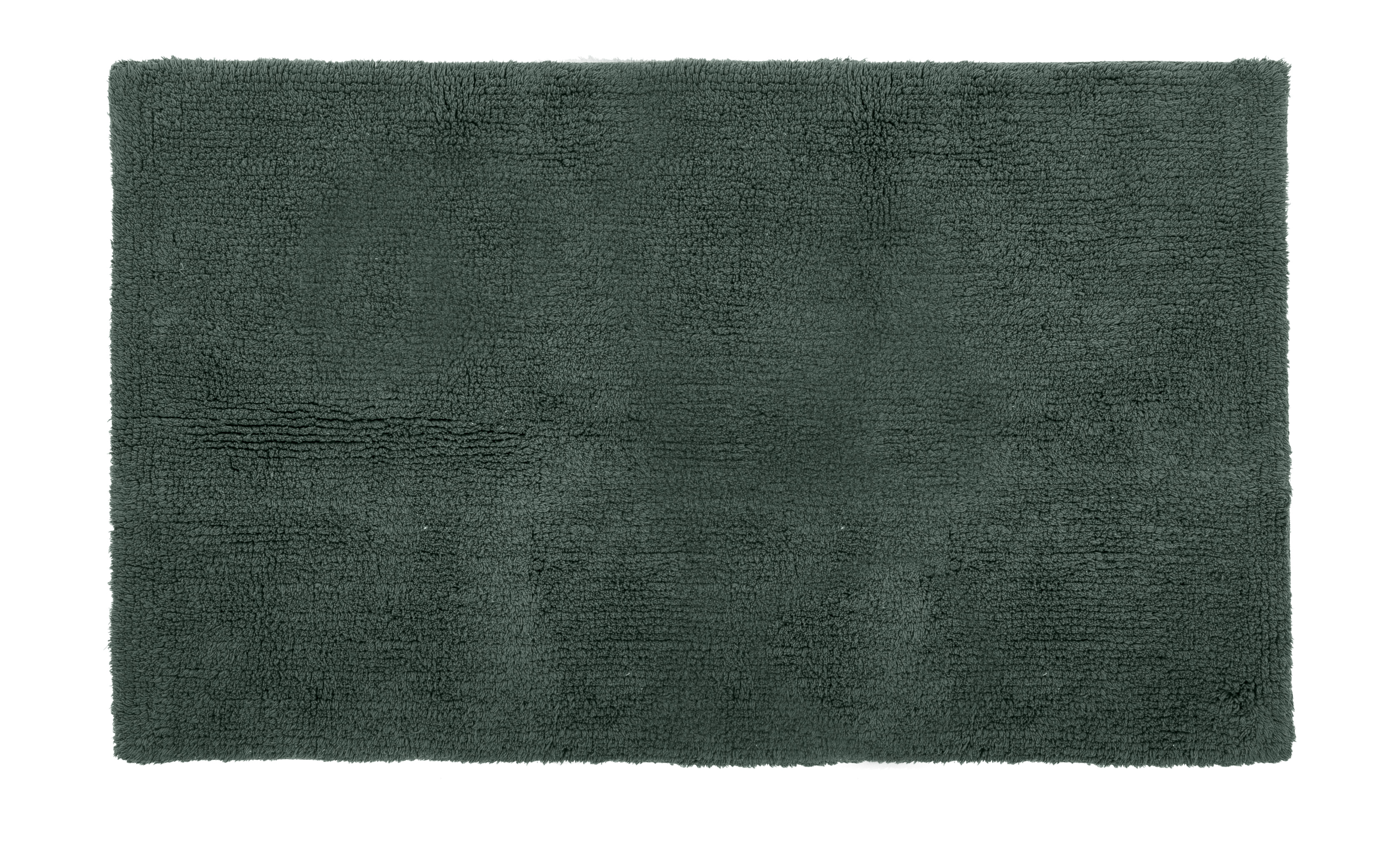 Badtapijt RIVA - katoen antislip, 60x100cm, dark green