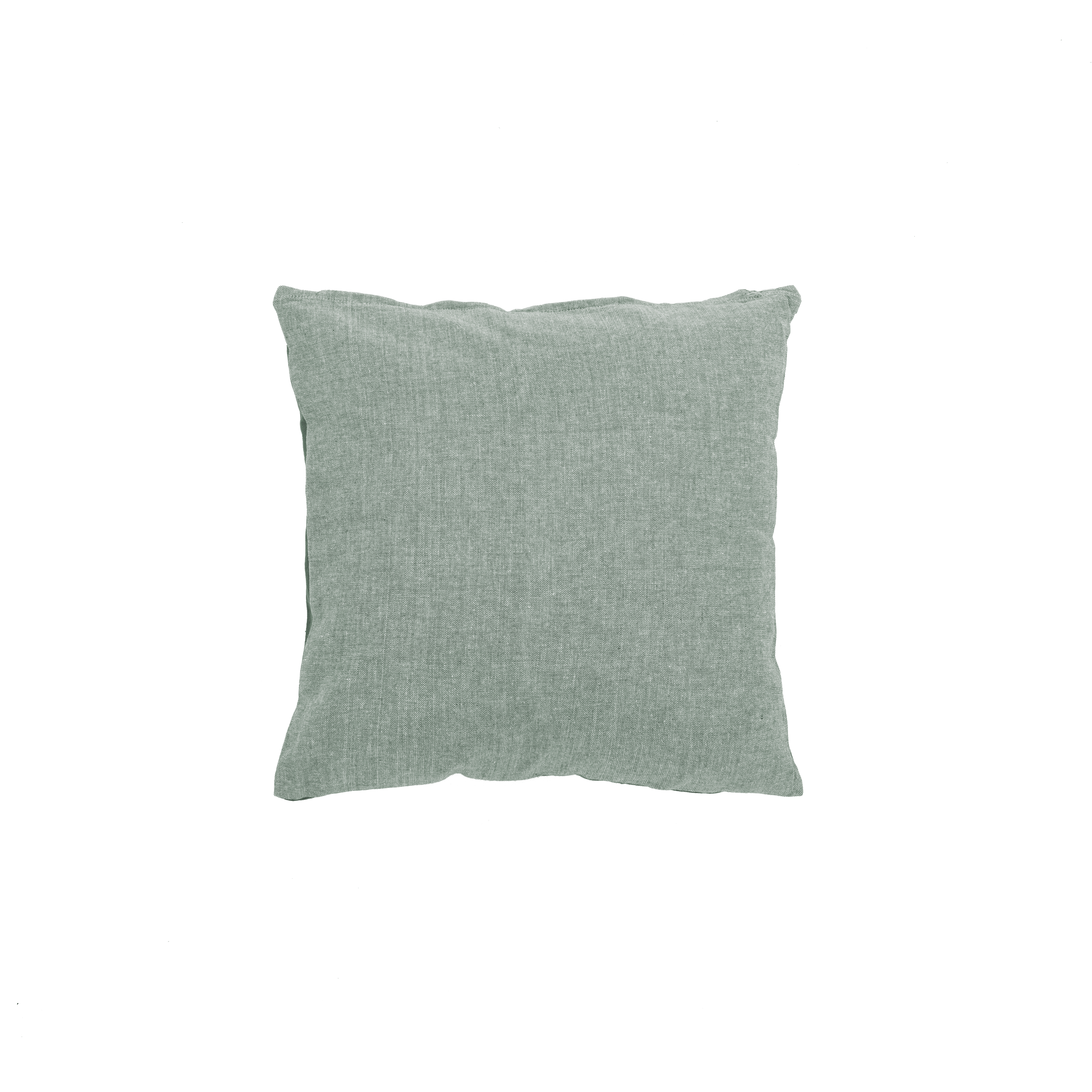 Cushion (filled) CHAMBRAY - 42X42cm, green