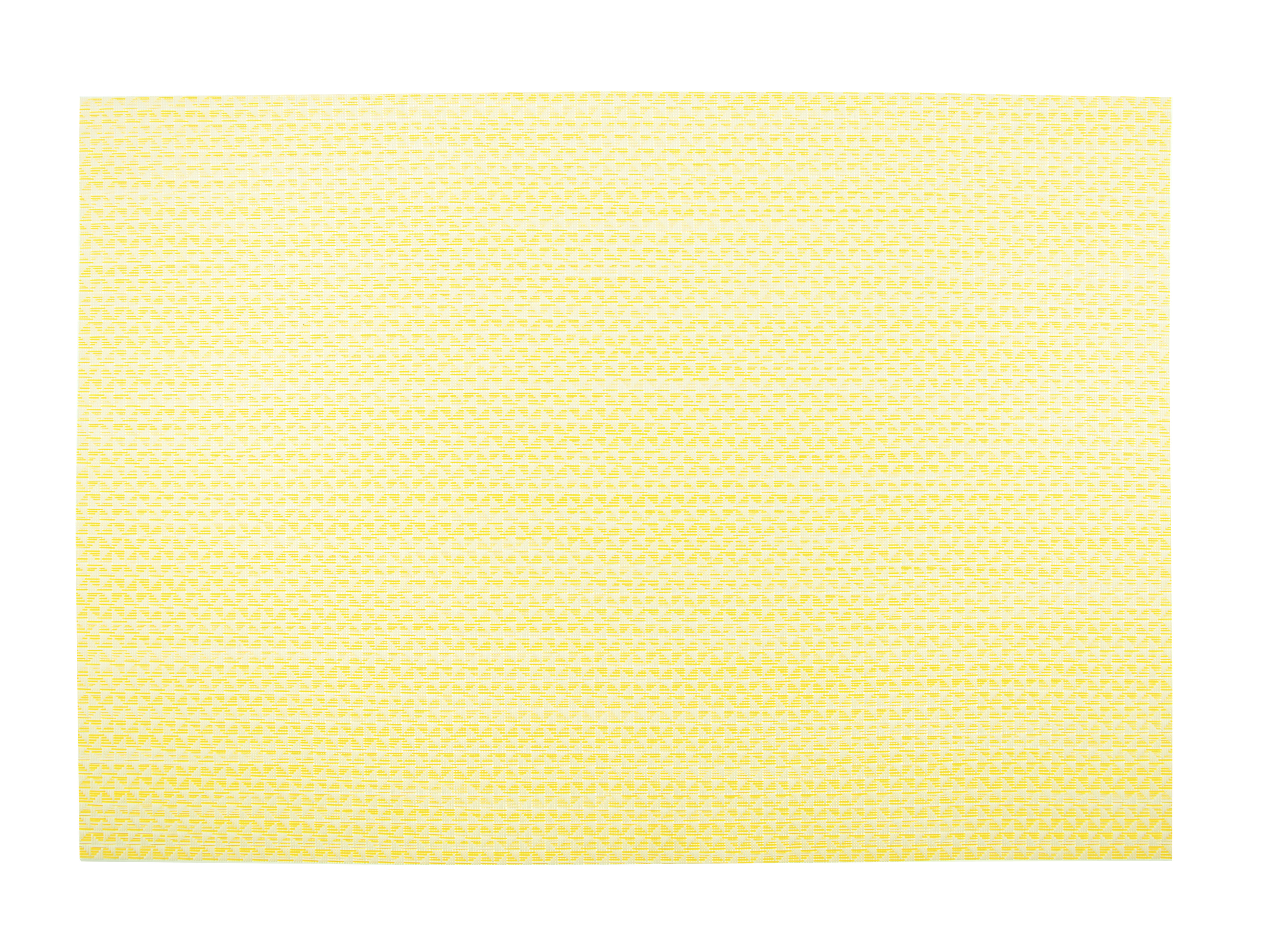 Placemat SMALL TRIANGLE, 30x45cm, jaune+blanc