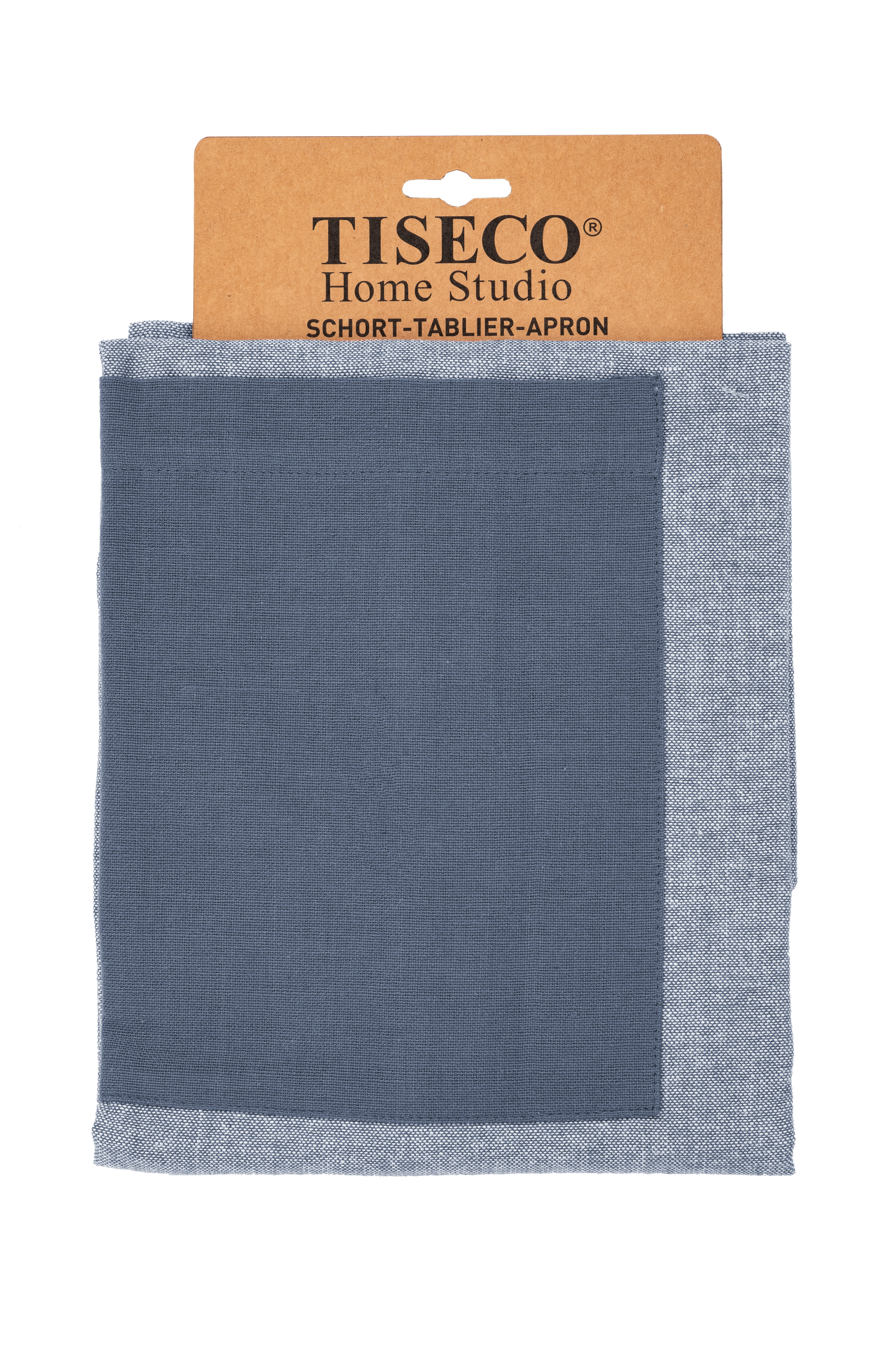 Tablier d'enfant CHAMBRAY 52x63cm, bleu