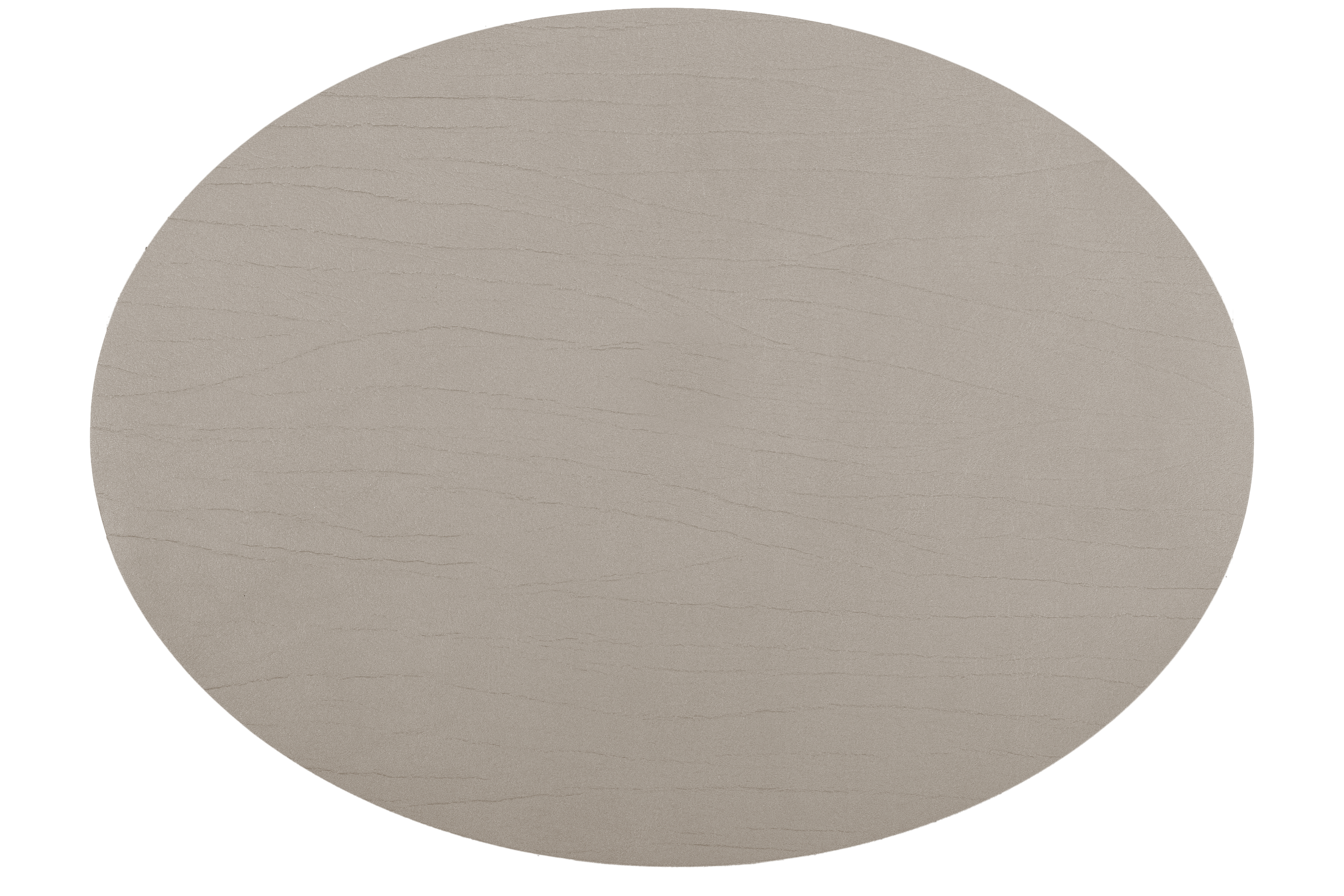 Titan placemat oval, 33x45cm, taupe double sided