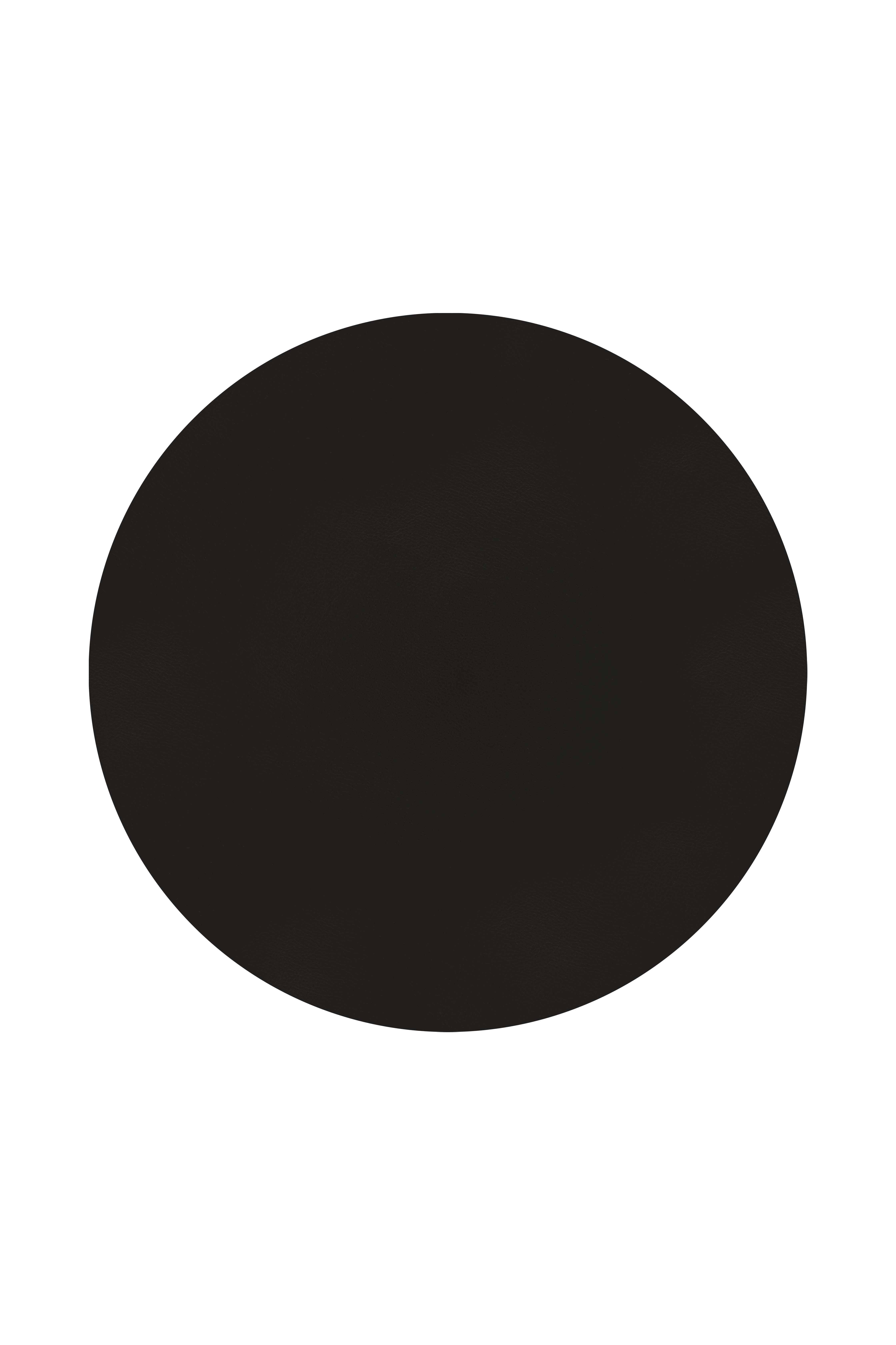 Placemat round - TOGO -  38cm, black