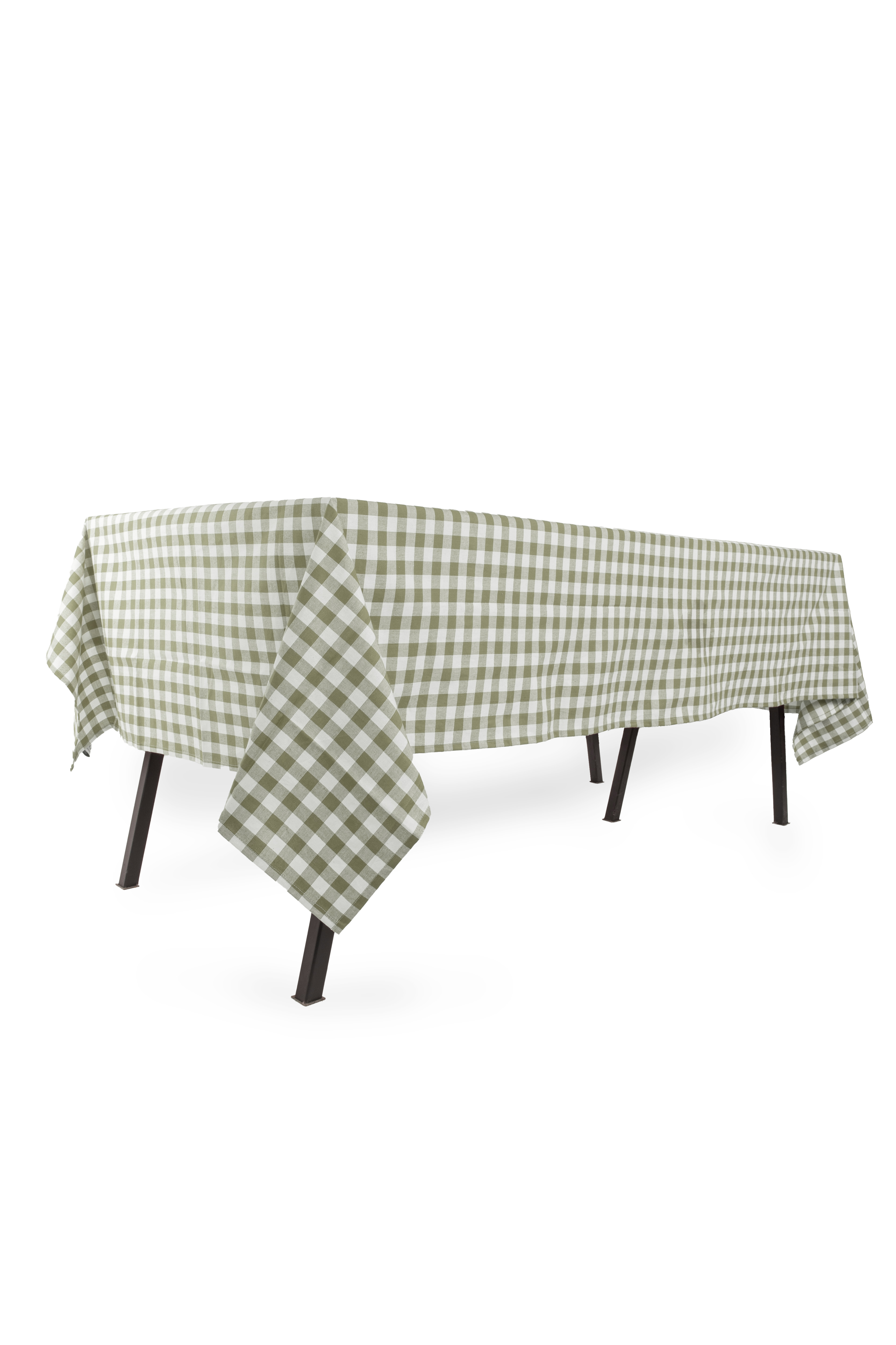 Tafelkleed GINGHAM - 150x300 cm, olijfgroen
