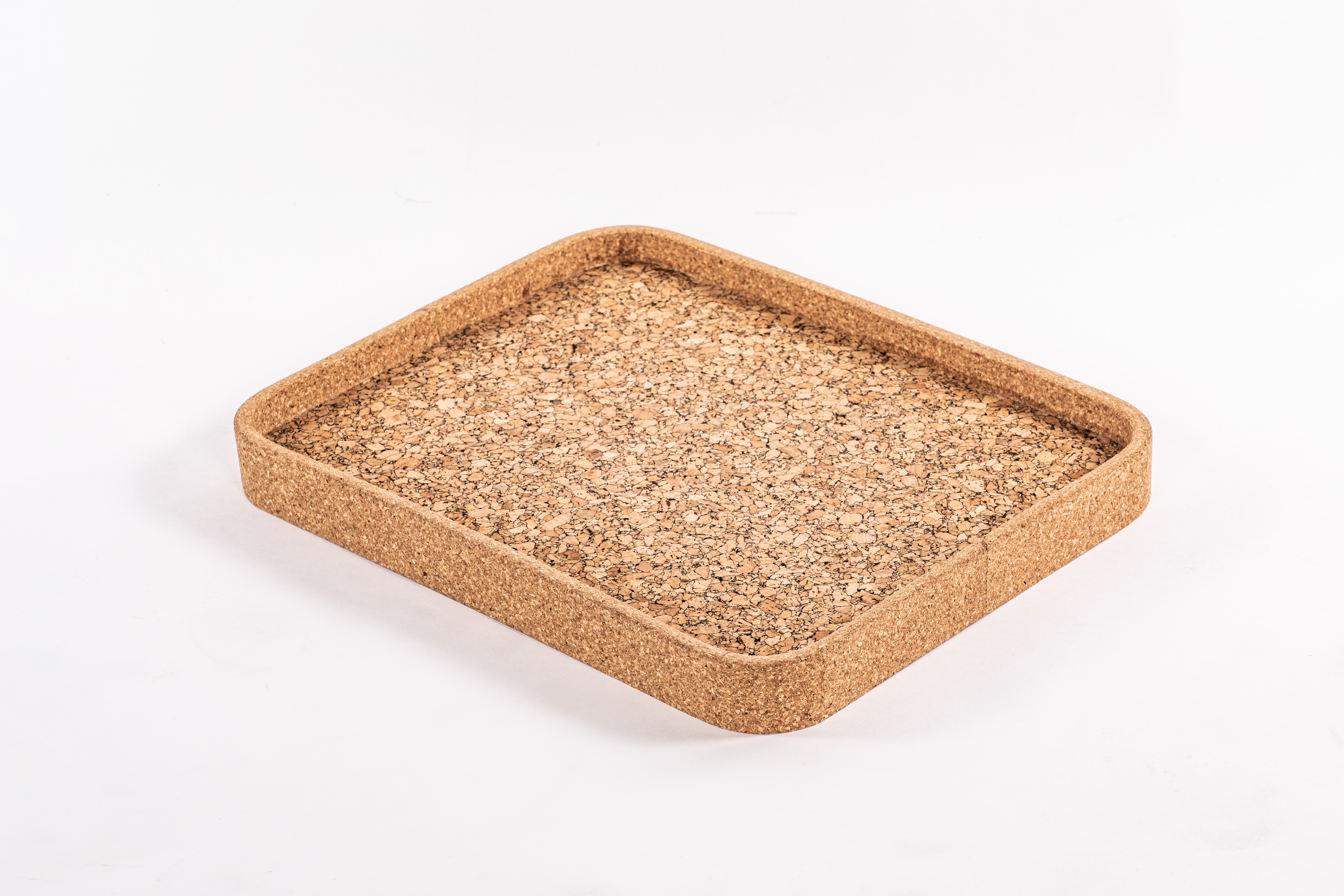 Tray QUERCO cork rectangle 42x32.5cm - grain/2111