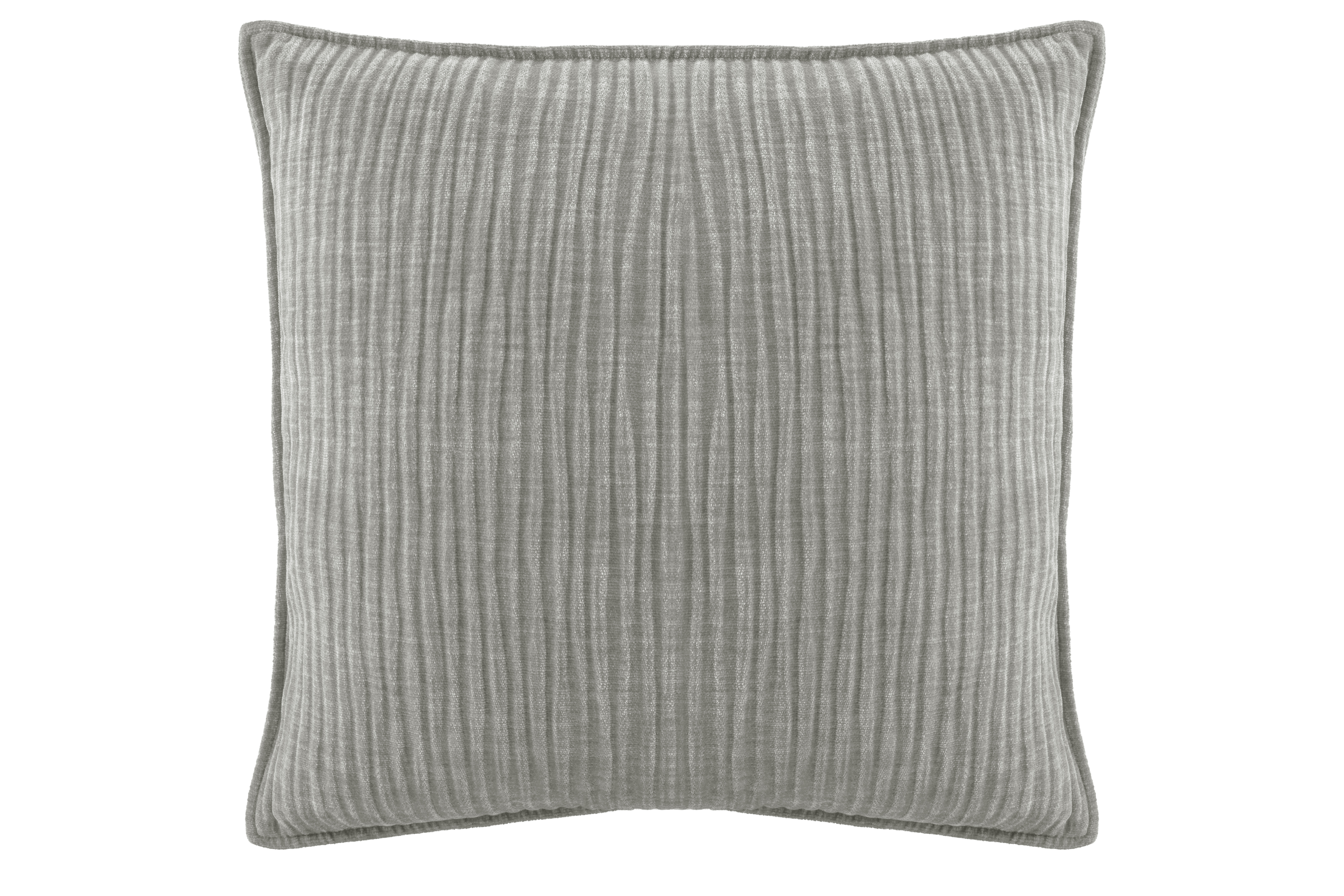 Kussen (gevuld) JULIETTE - 45x45 cm, lichtgrijs