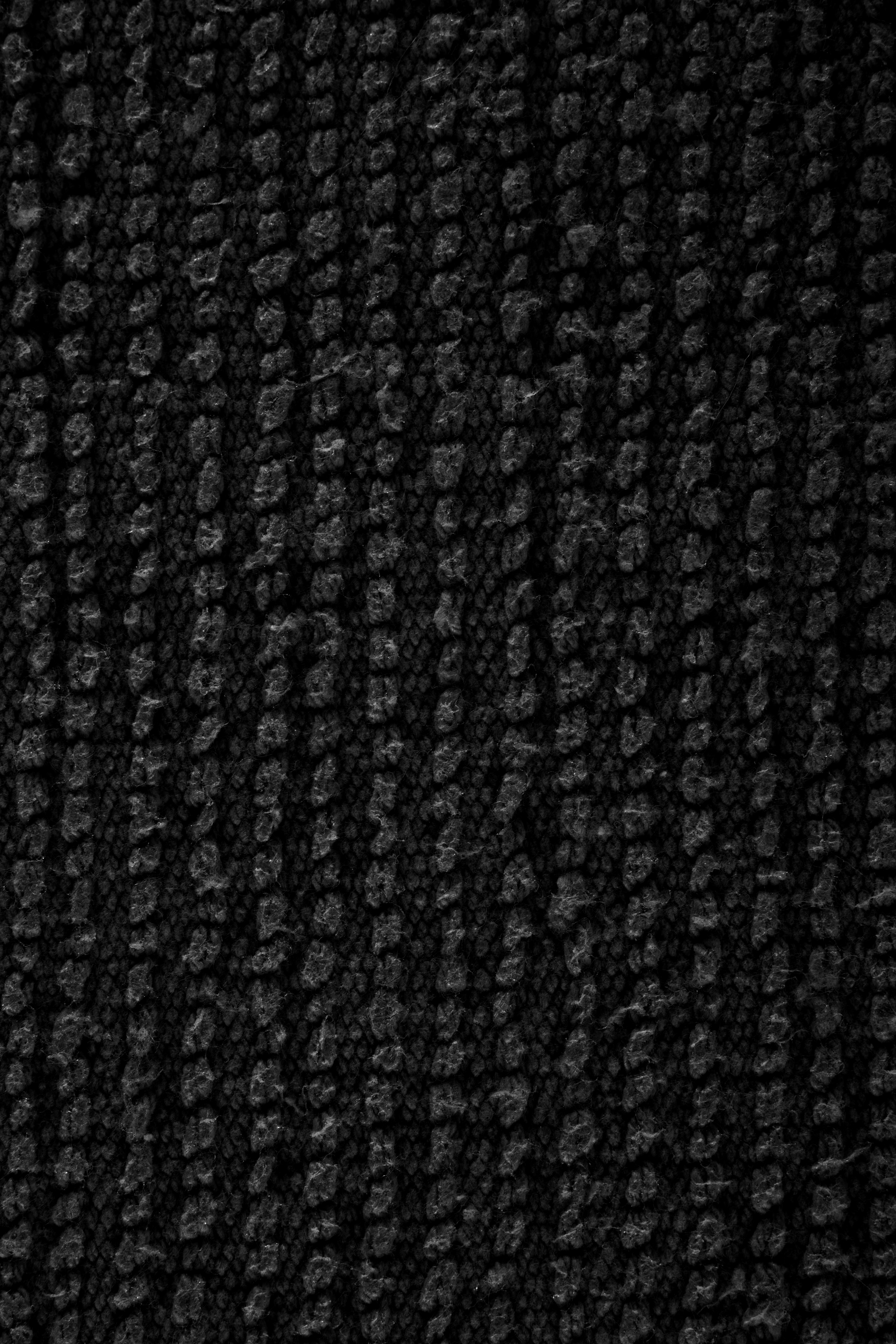 Bath mat RIVA - Cotton - Non-slip - 60x100 cm, black