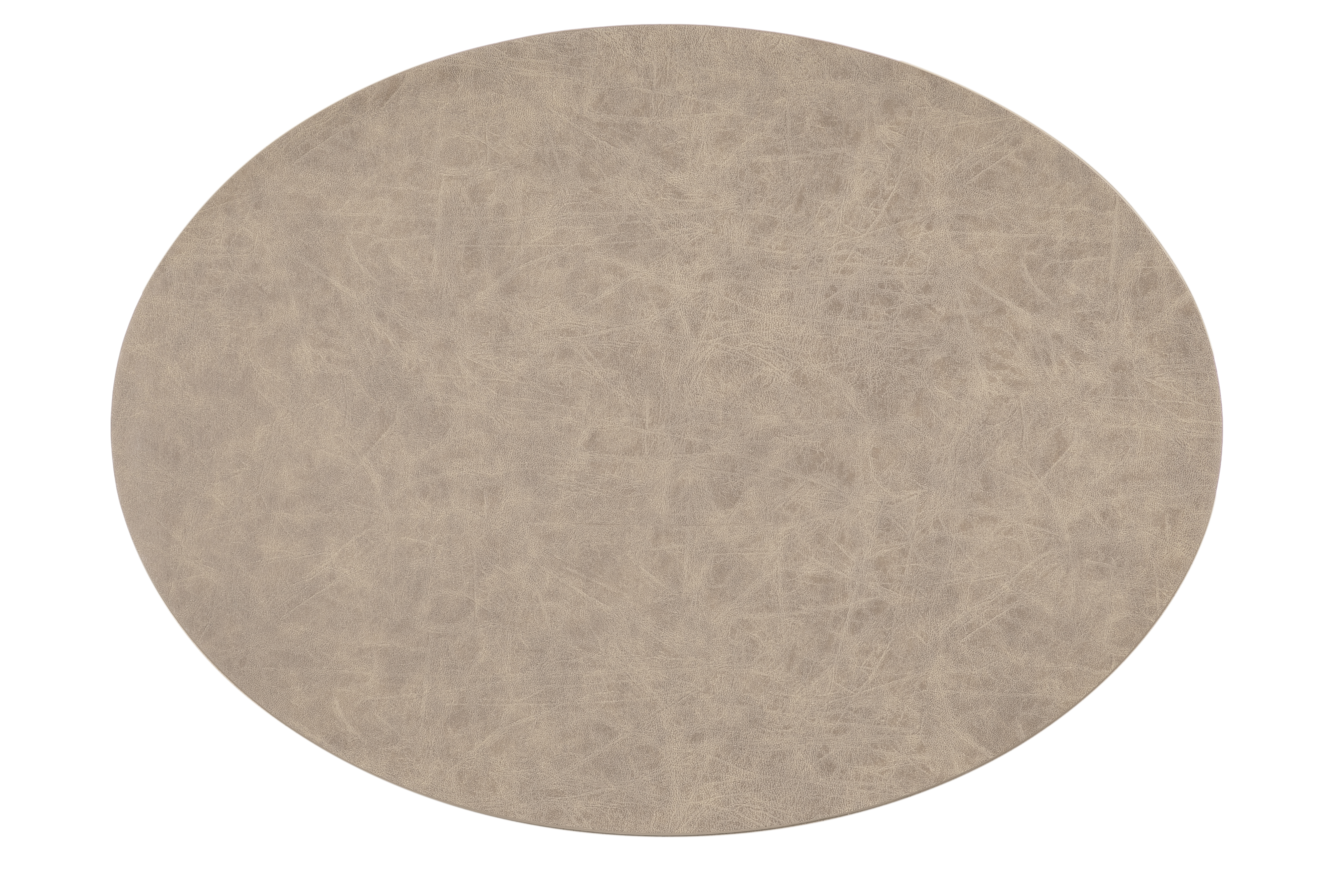 Placemat TRUMAN oval, 33x45 cm, double layer, taupe