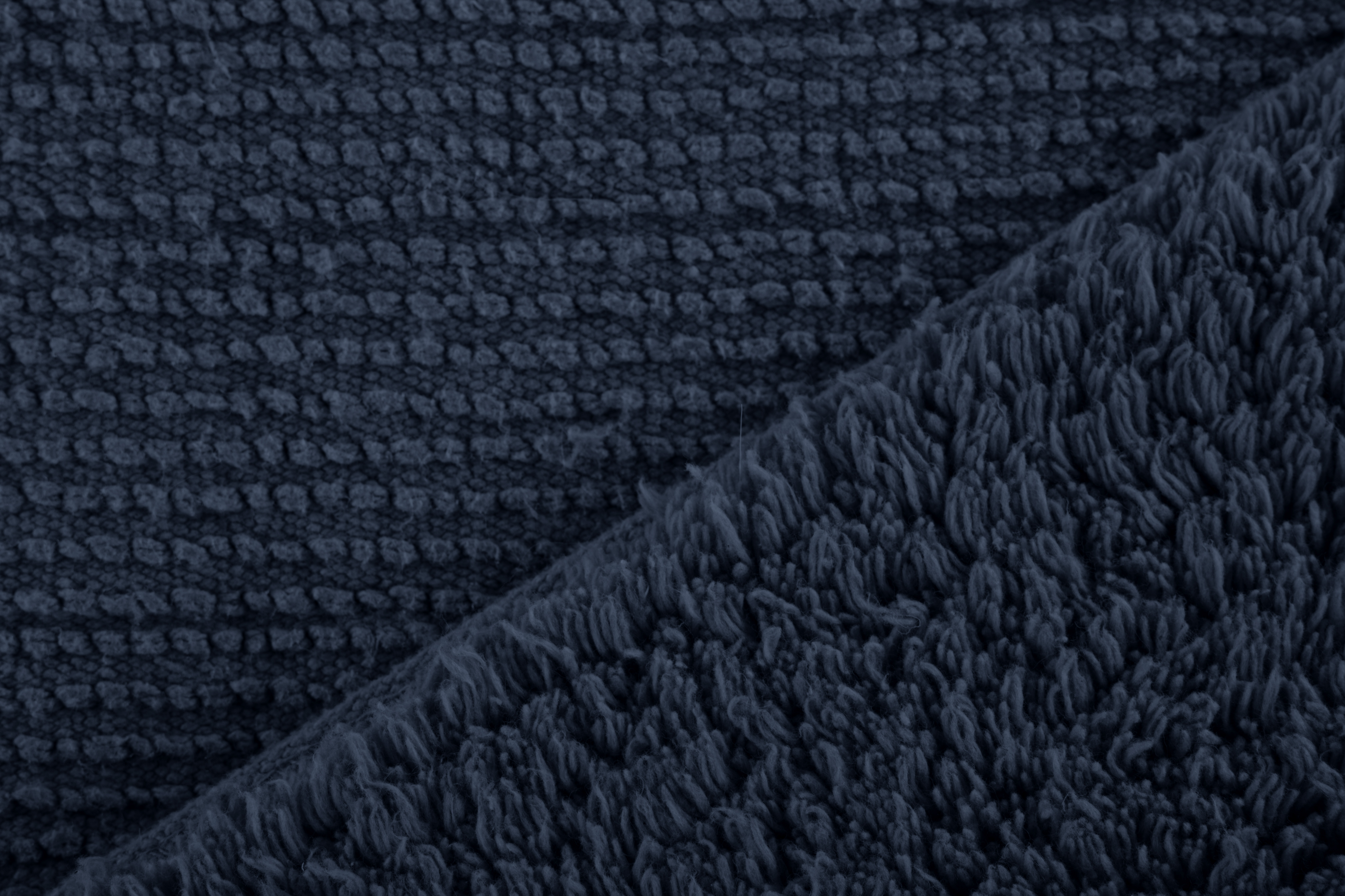 RIVA tapis de bain - coton antidérapant, 60x60cm, blue insigna